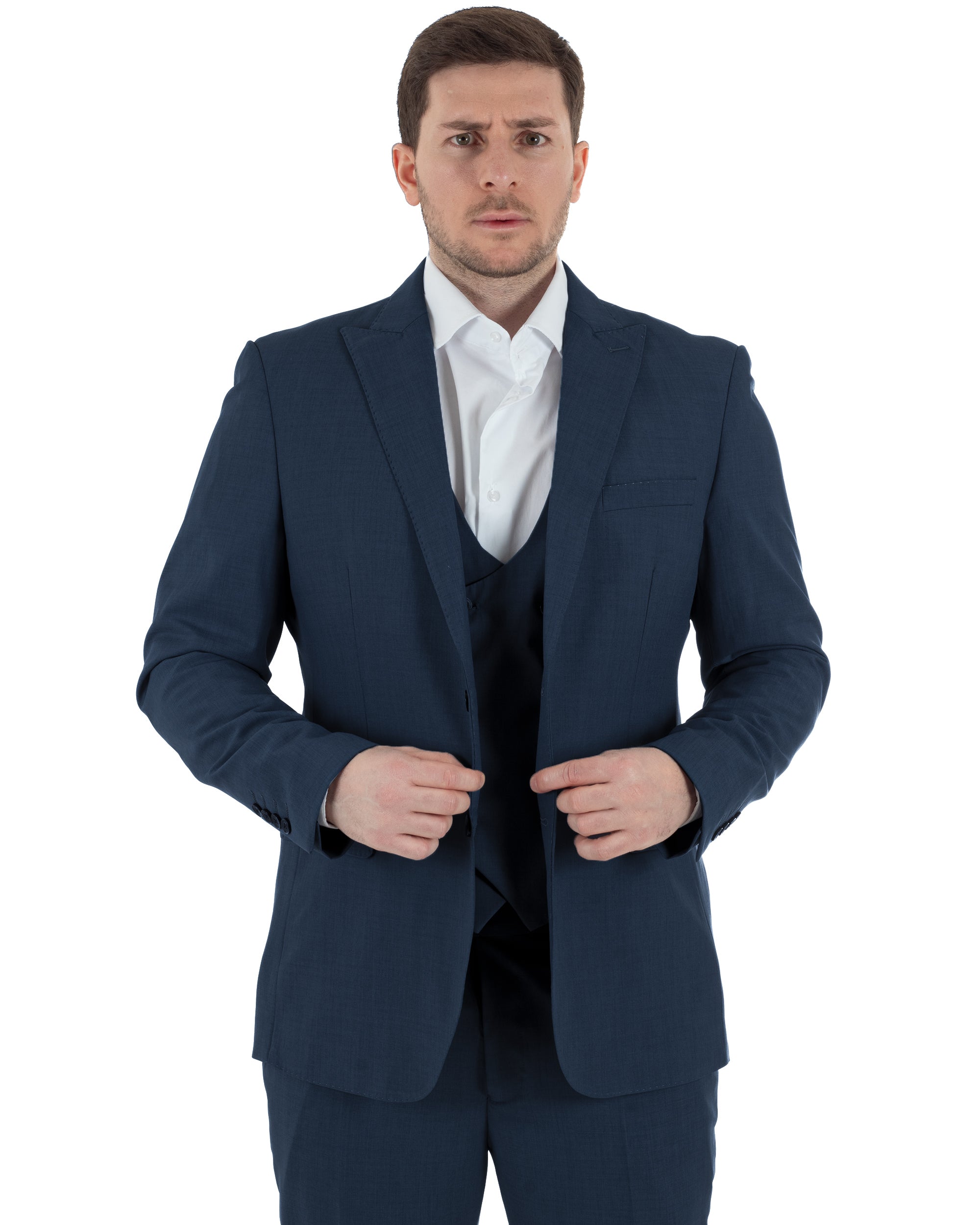 Abito Monopetto Con Panciotto Slim Fit TCAE1000A
