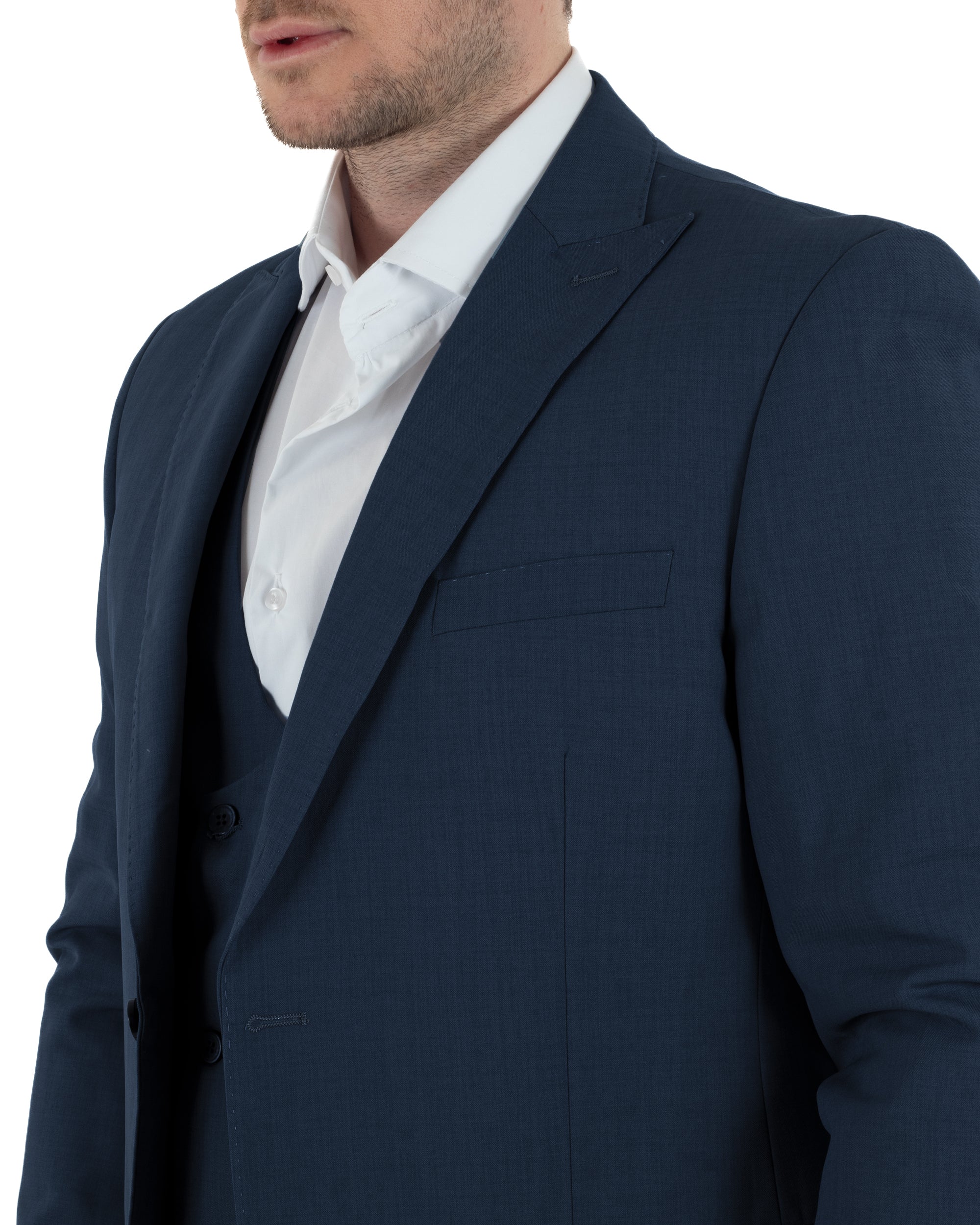 Abito Monopetto Con Panciotto Slim Fit TCAE1000A