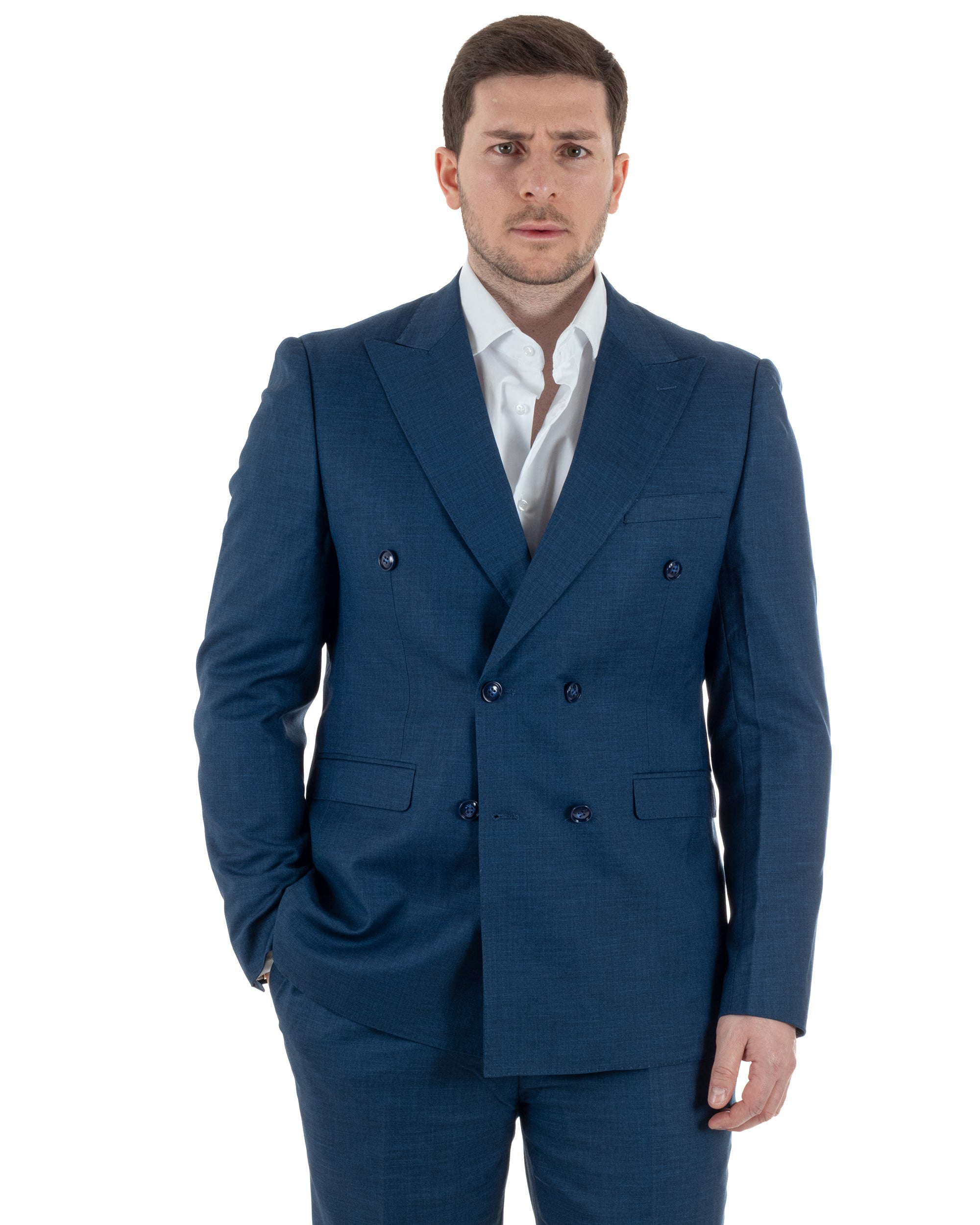 Abito Doppiopetto Melangiato TCAE1011A