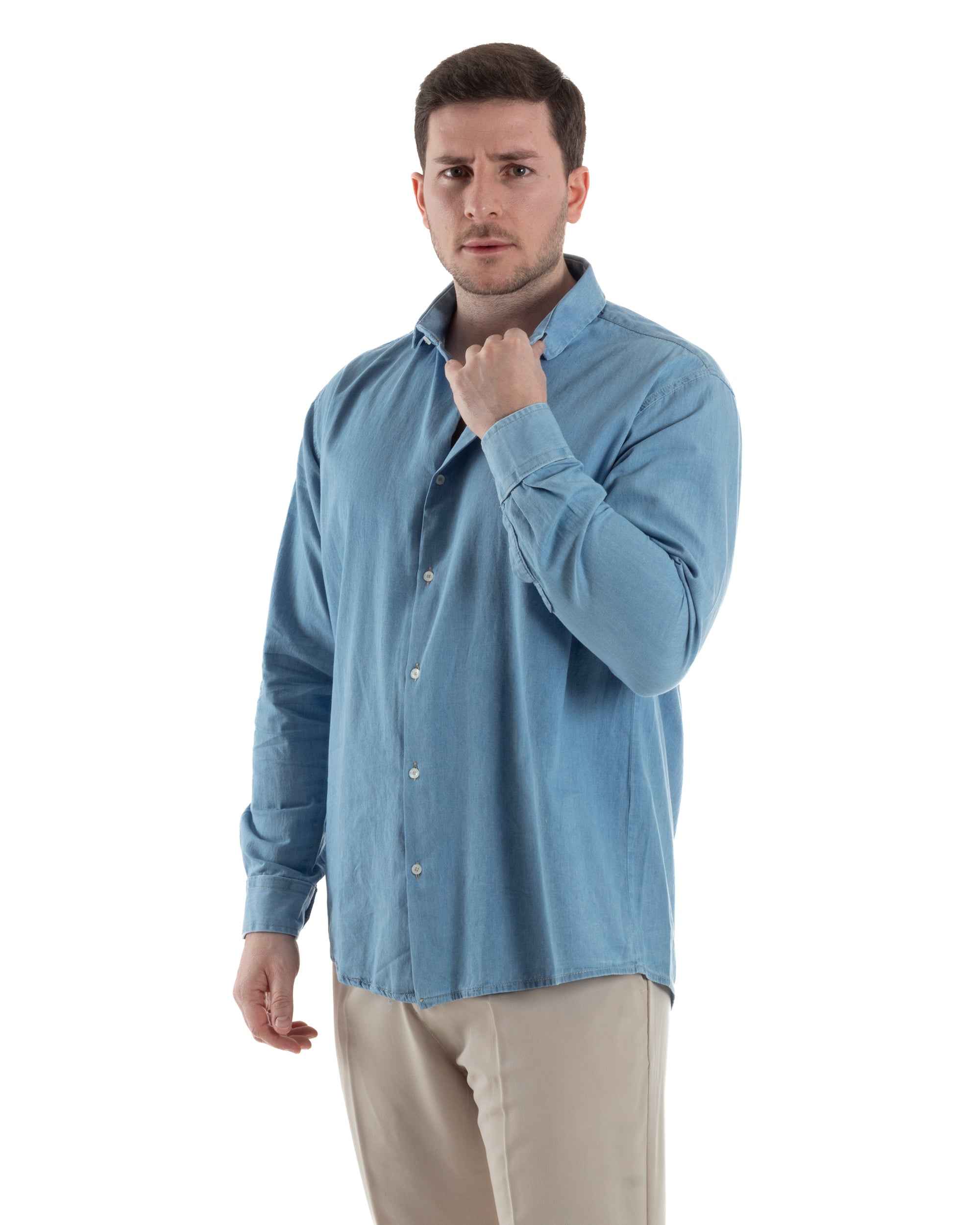 Camicia Denim Regular Fit TCC1000A