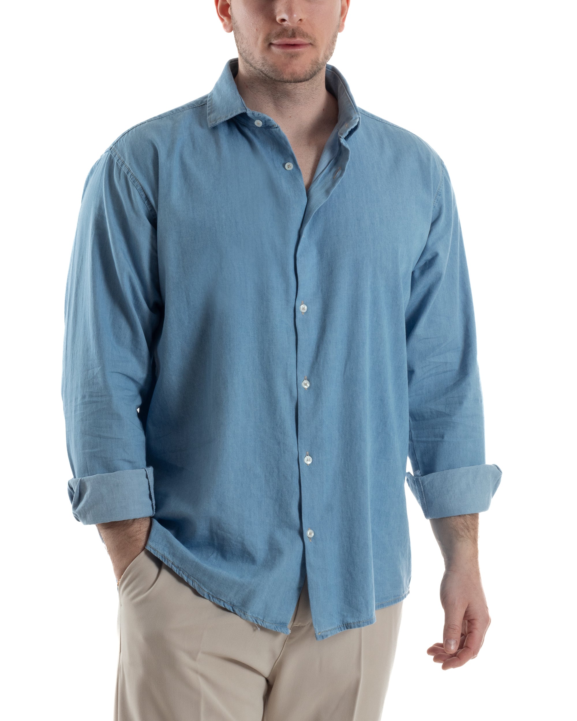 Camicia Denim Regular Fit TCC1000A