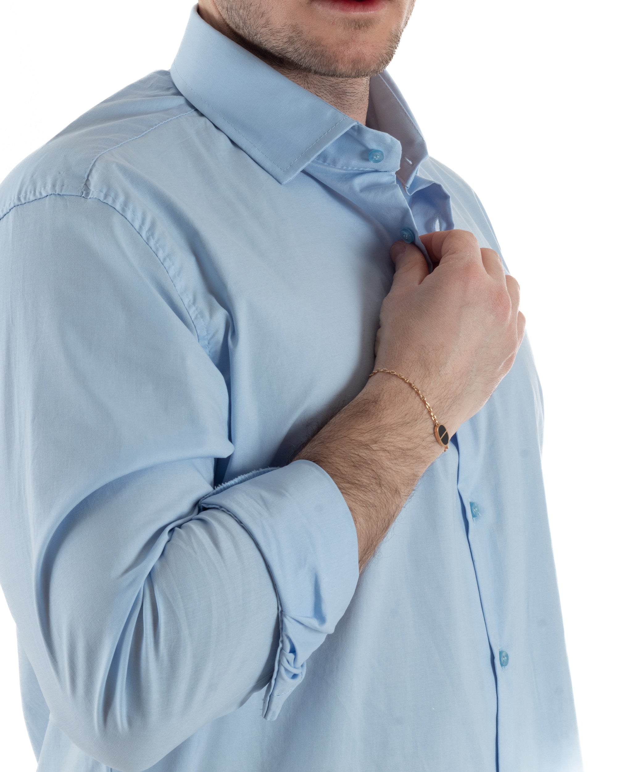 Camicia Collo Francese Cotone Basic TCC1001A