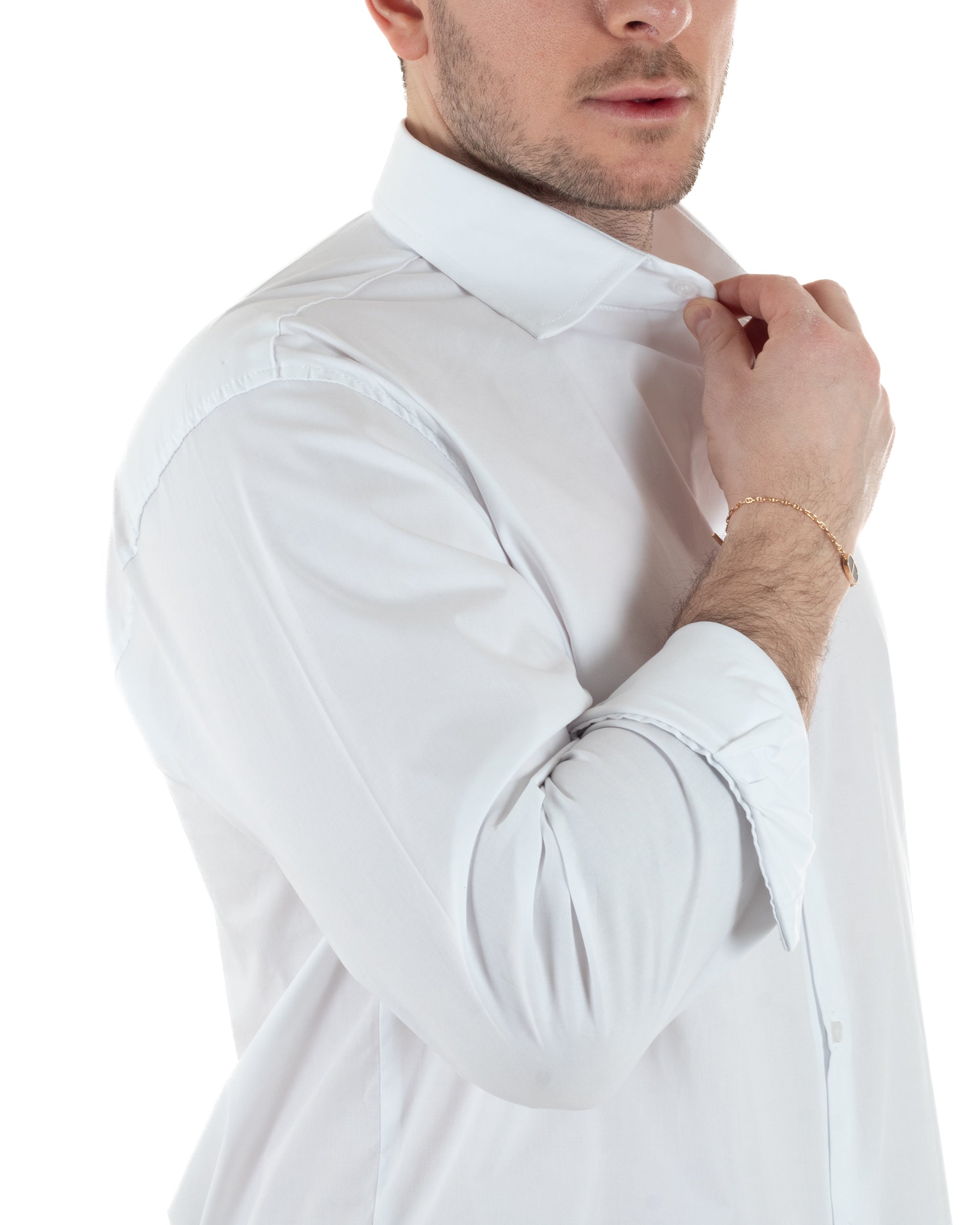 Camicia Collo Francese Cotone Basic TCC1003A