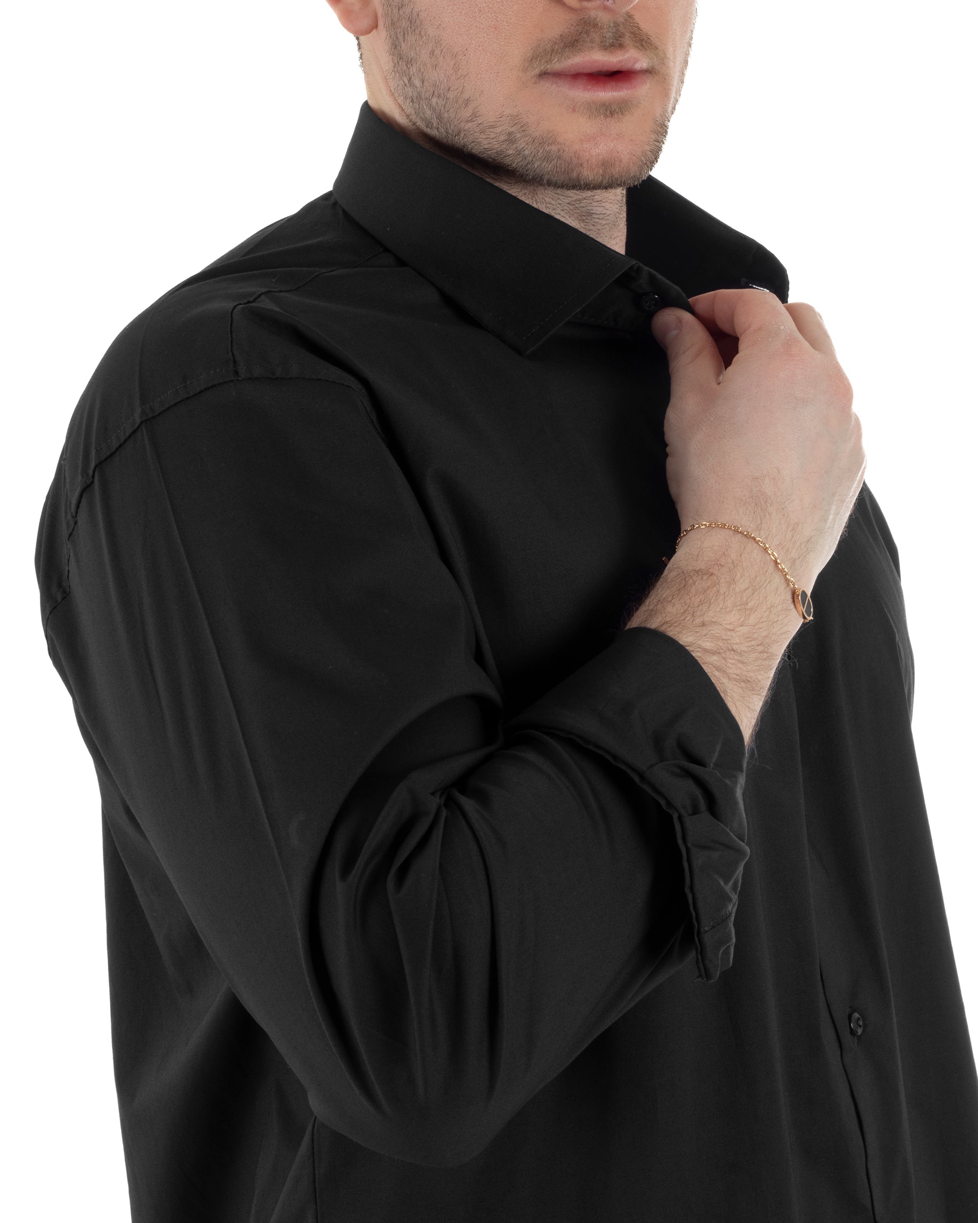 Camicia Collo Francese Cotone Basic TCC1004A