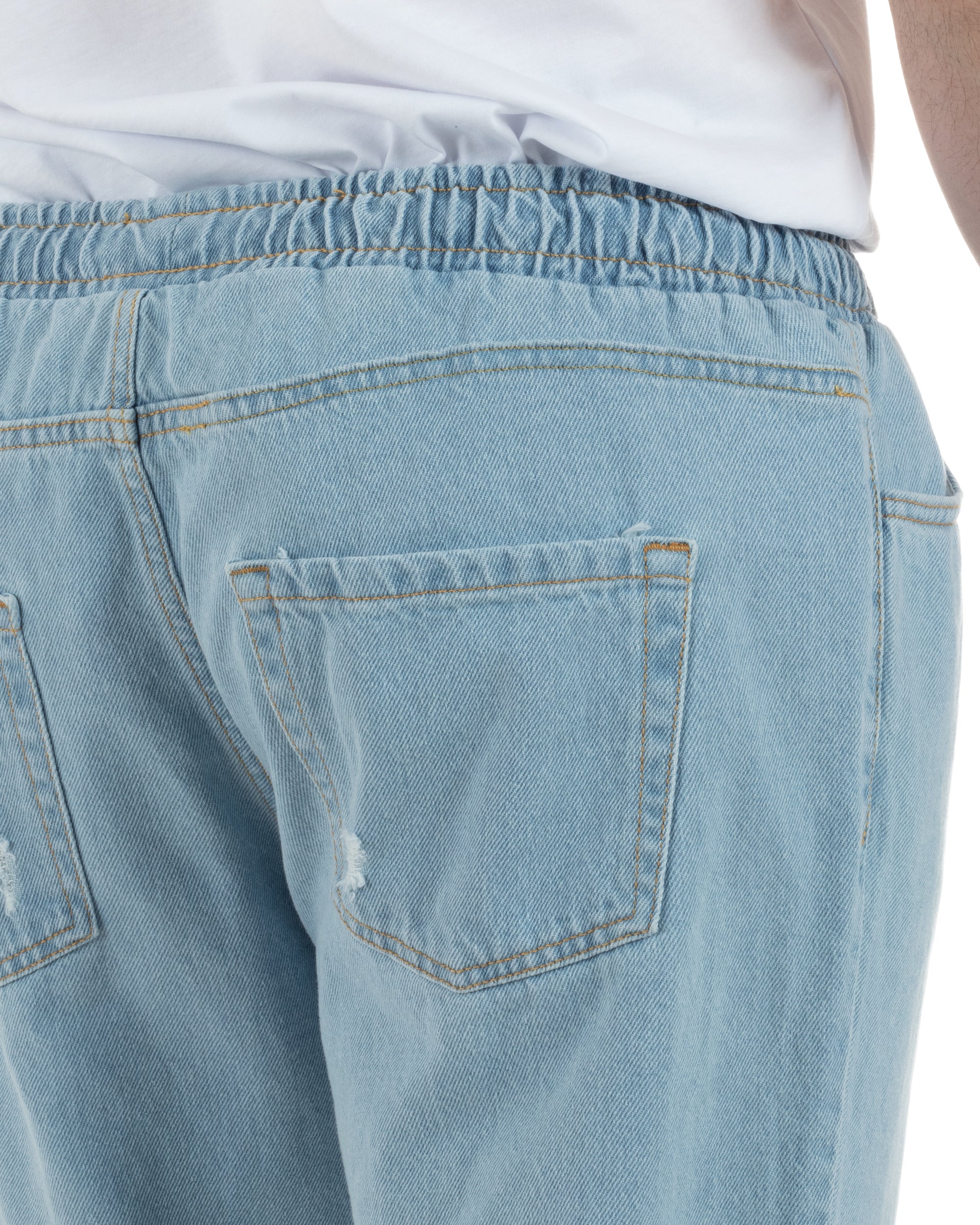 Jeans Jogger Con Rotture Regular Fit TCJS1001A