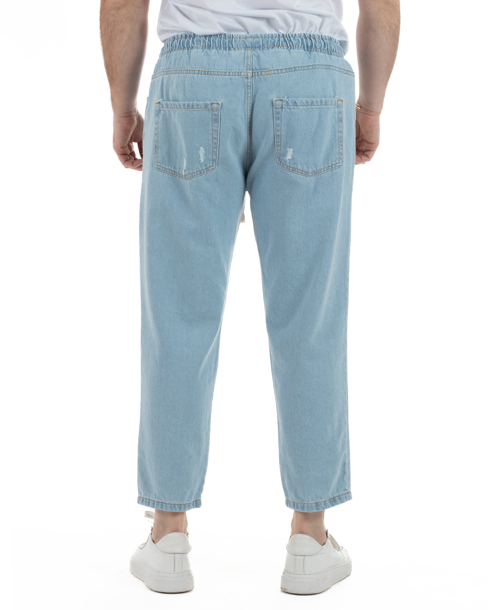 Jeans Jogger Con Rotture Regular Fit TCJS1001A