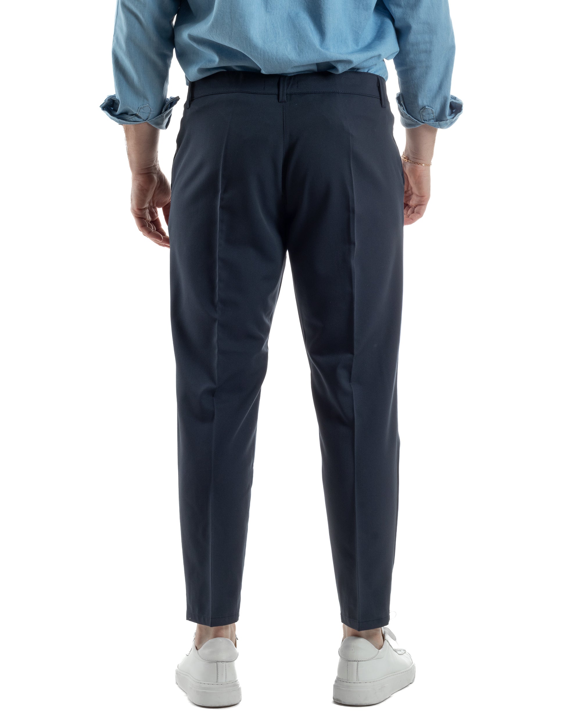 Pantaloni Viscosa Abbottonatura Allungata Basic TCP1000A