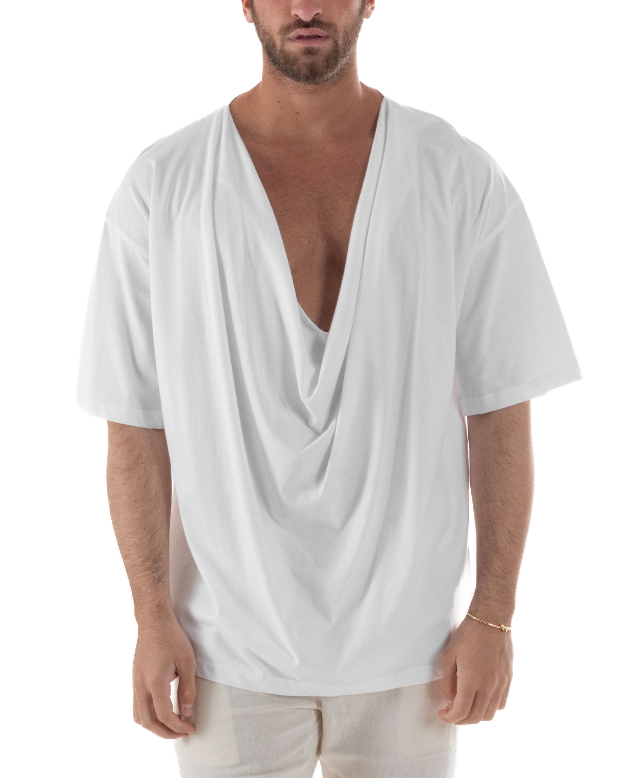 T-shirt Cotone Drappeggiata TS3117A