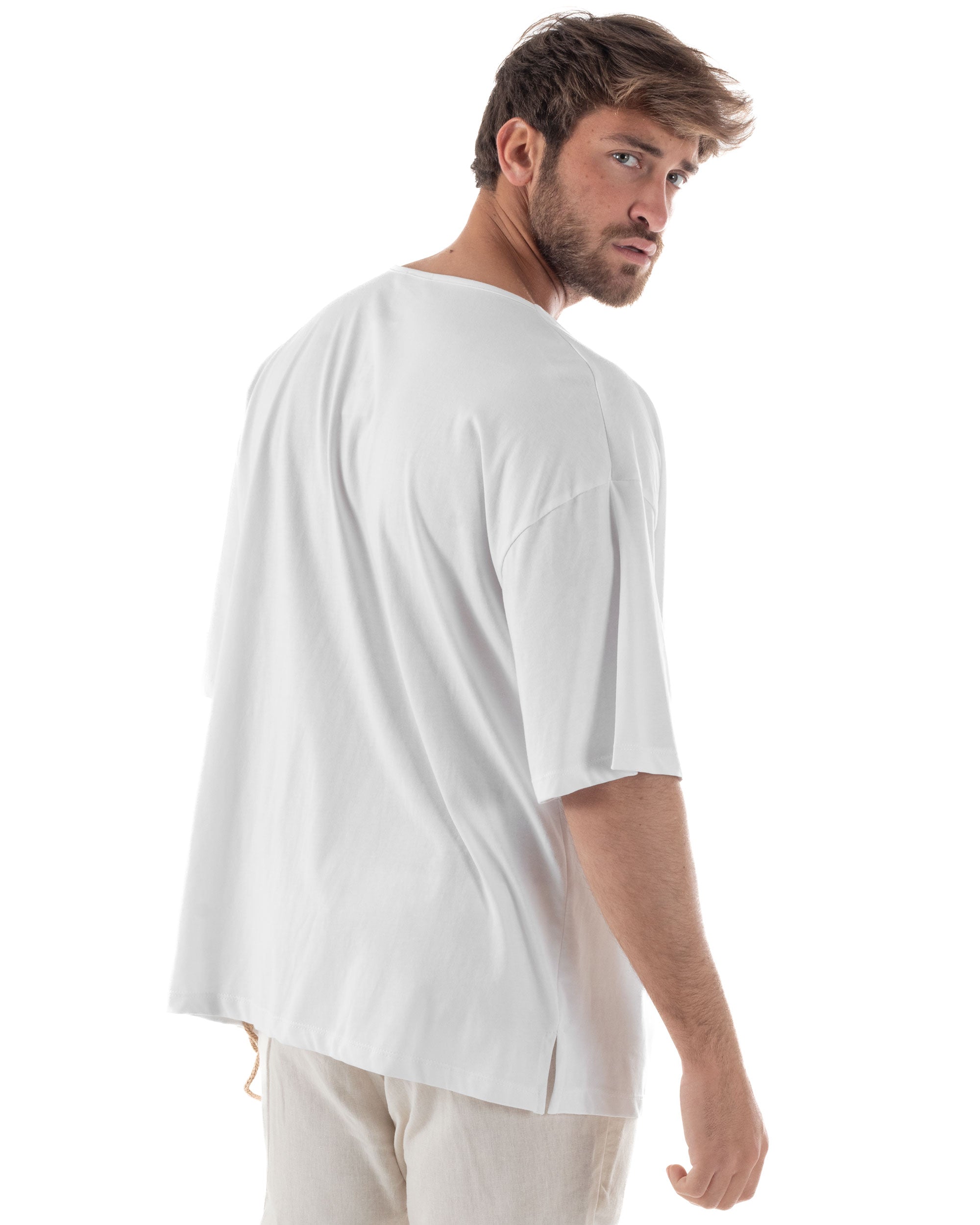 T-shirt Cotone Drappeggiata TS3117A