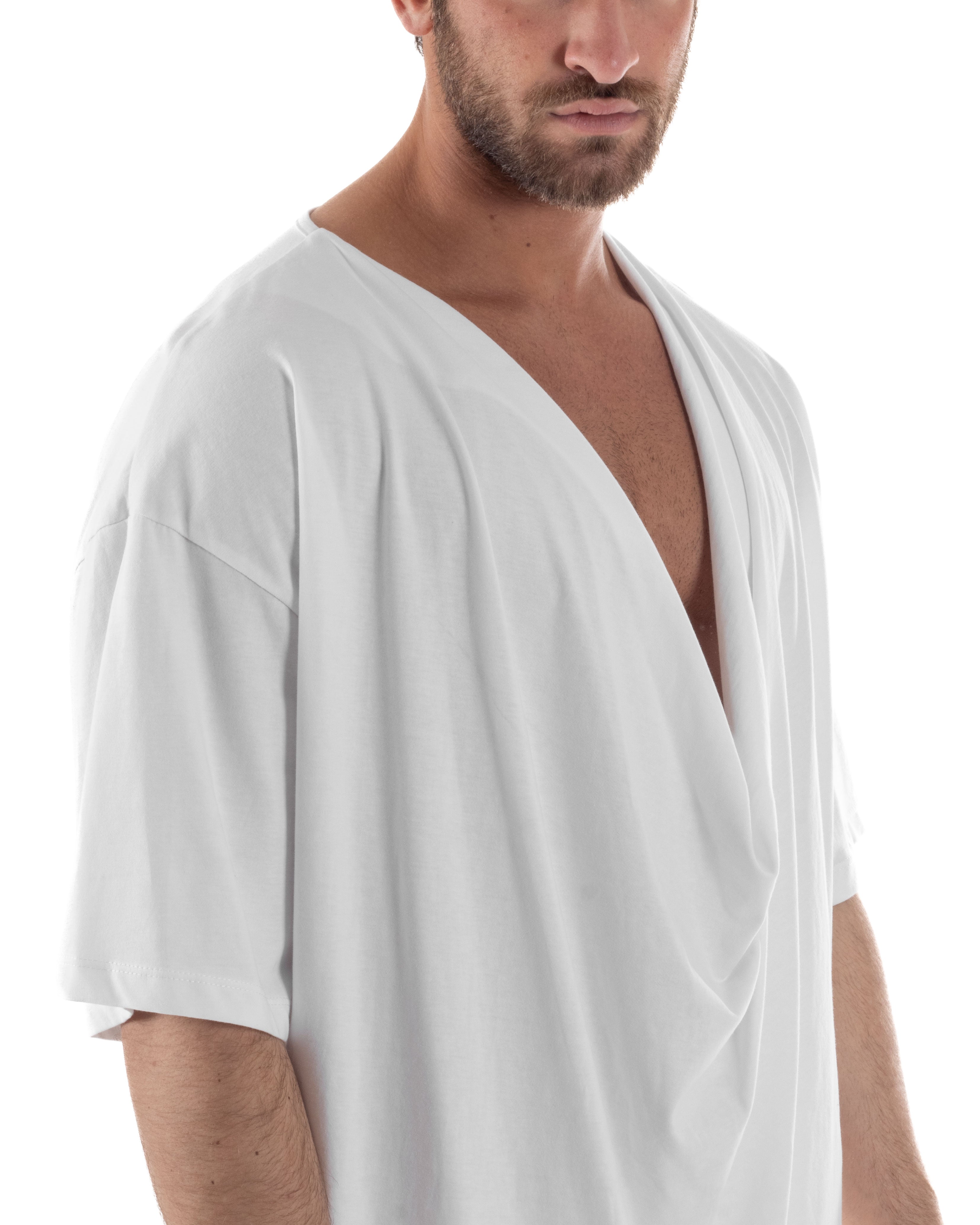 T-shirt Cotone Drappeggiata TS3117A