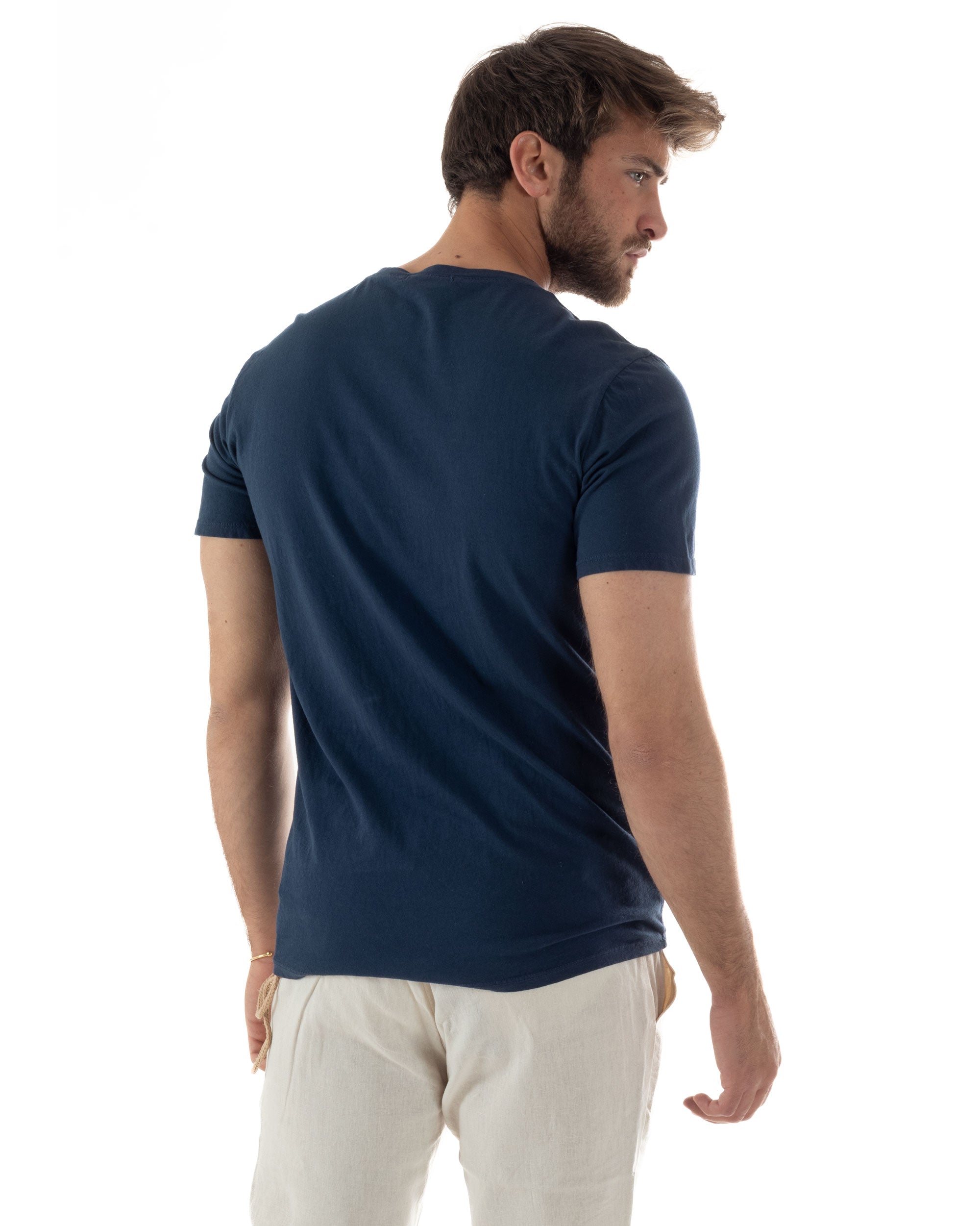 T-shirt Con Bottoncini Cotone Regular Fit TS3119A
