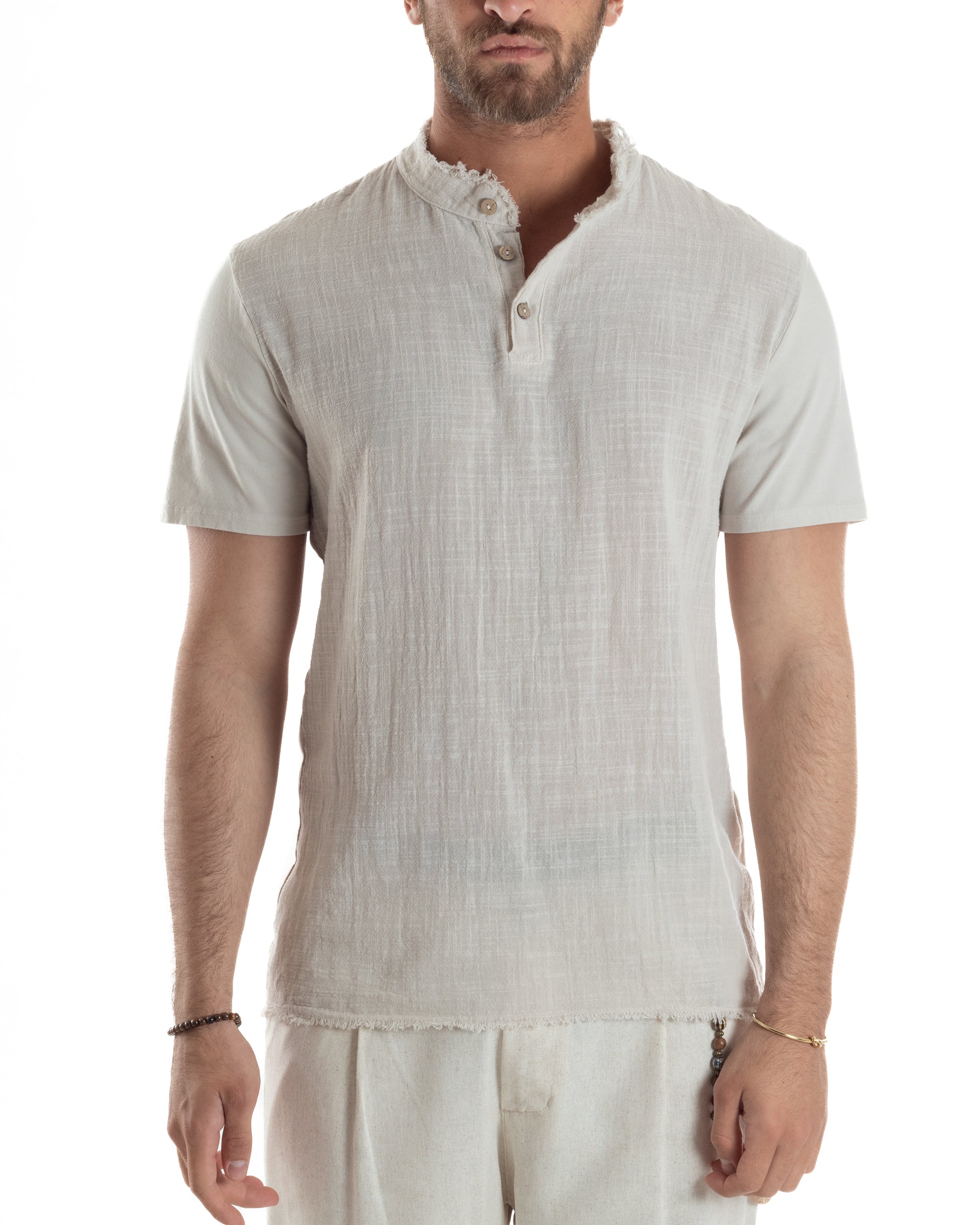 T-shirt Serafino Taglio Vivo Regular Fit TS3139A