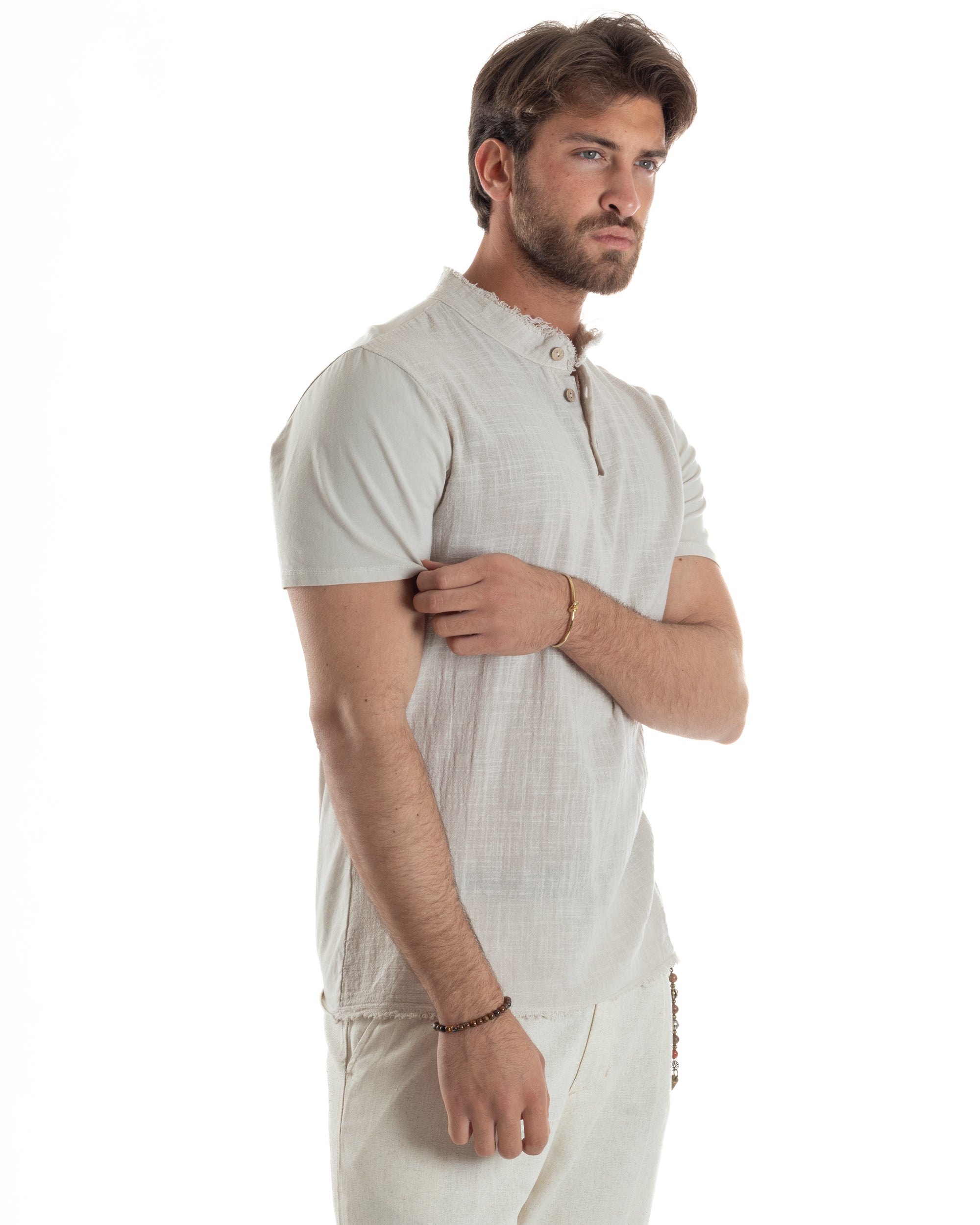 T-shirt Serafino Taglio Vivo Regular Fit TS3139A