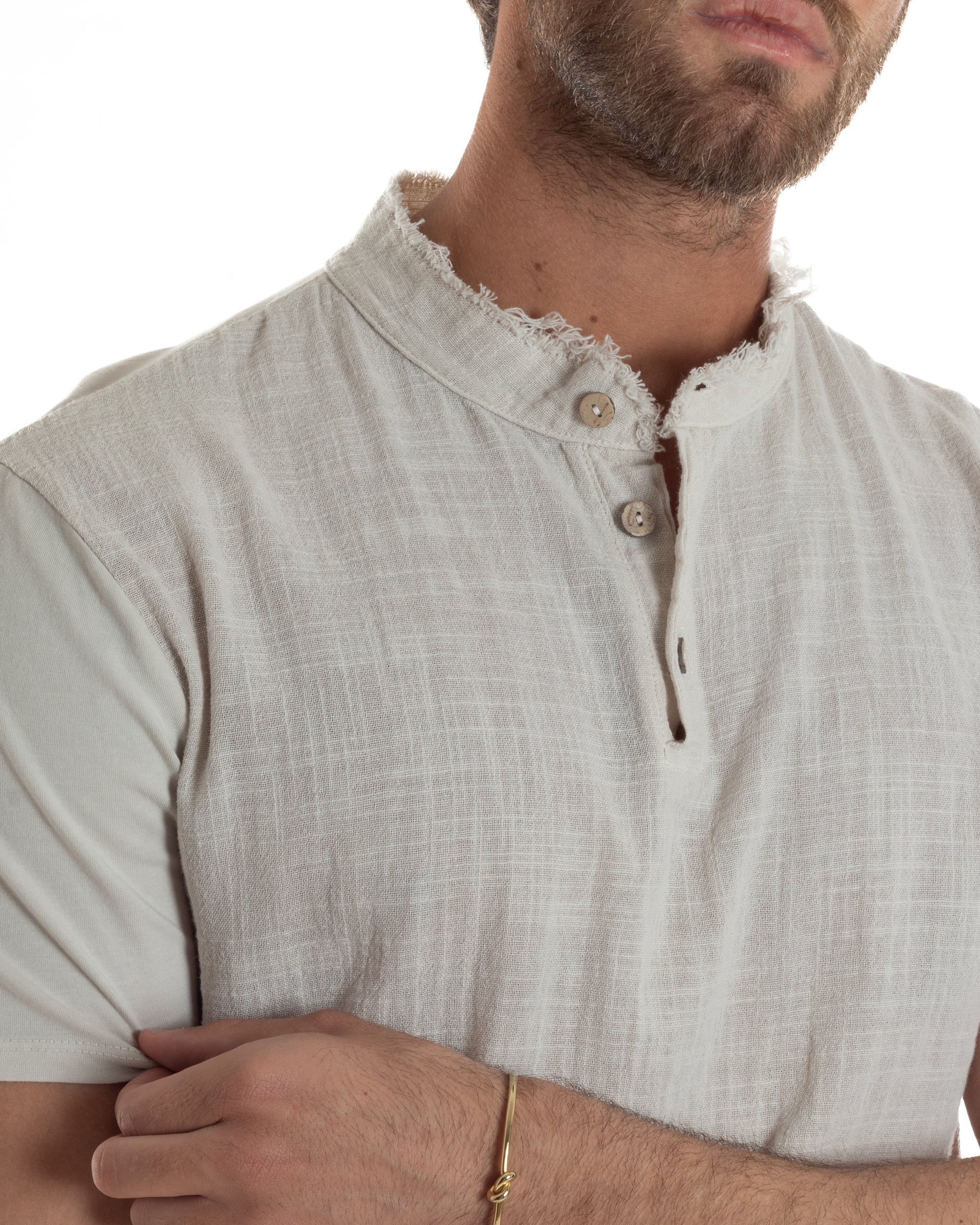 T-shirt Serafino Taglio Vivo Regular Fit TS3139A