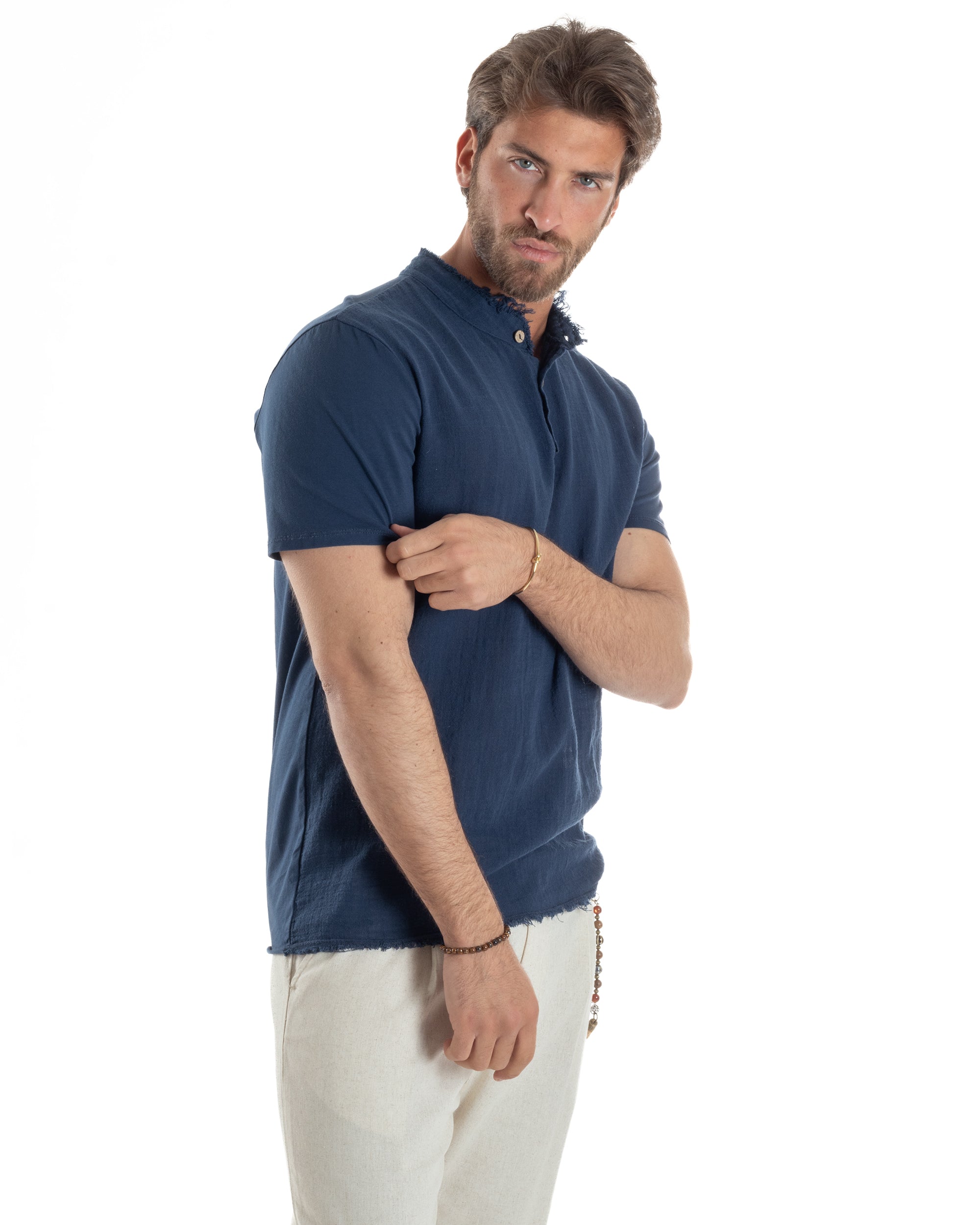T-shirt Serafino Taglio Vivo Regular Fit TS3140A
