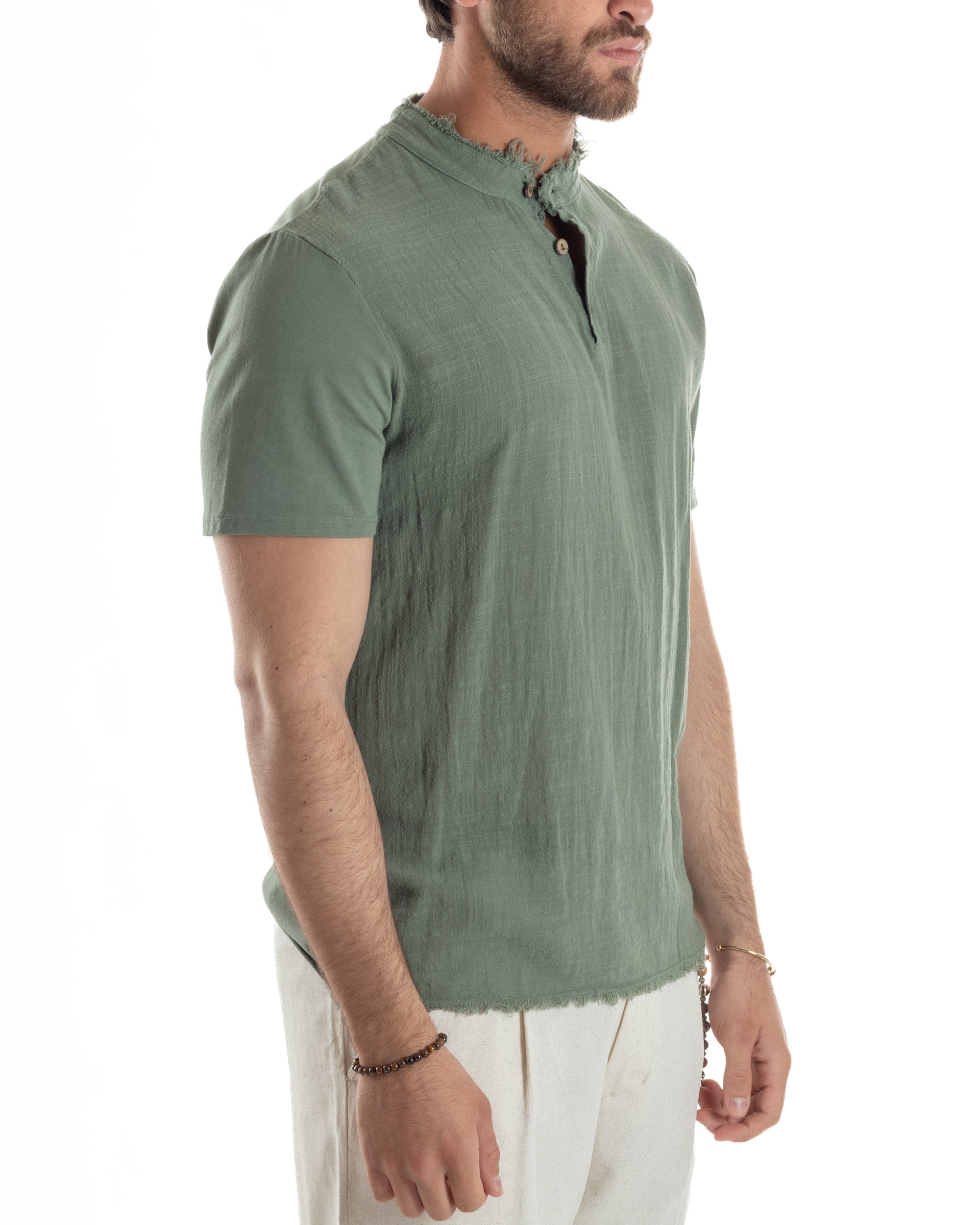 T-shirt Serafino Taglio Vivo Regular Fit TS3141A