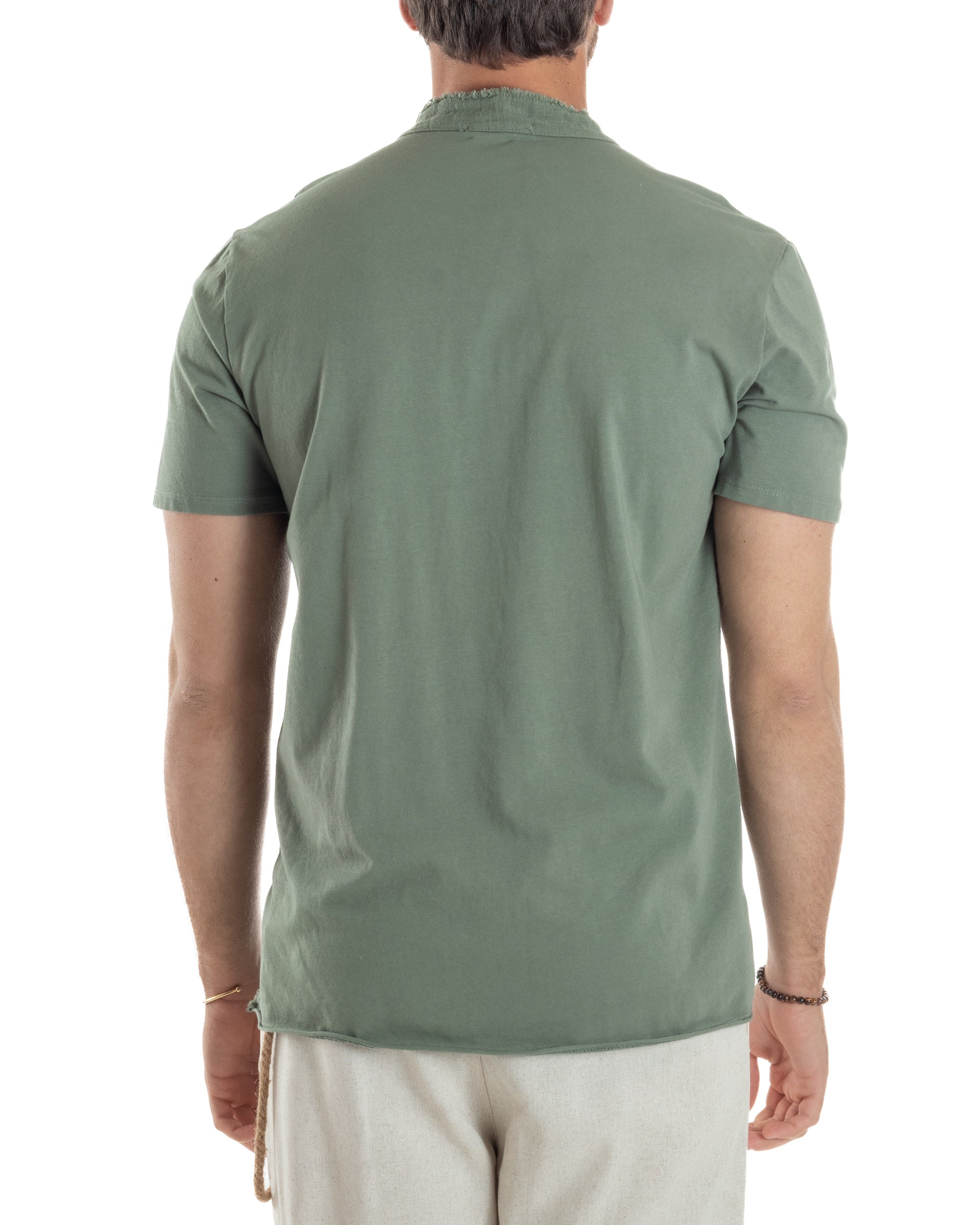 T-shirt Serafino Taglio Vivo Regular Fit TS3141A