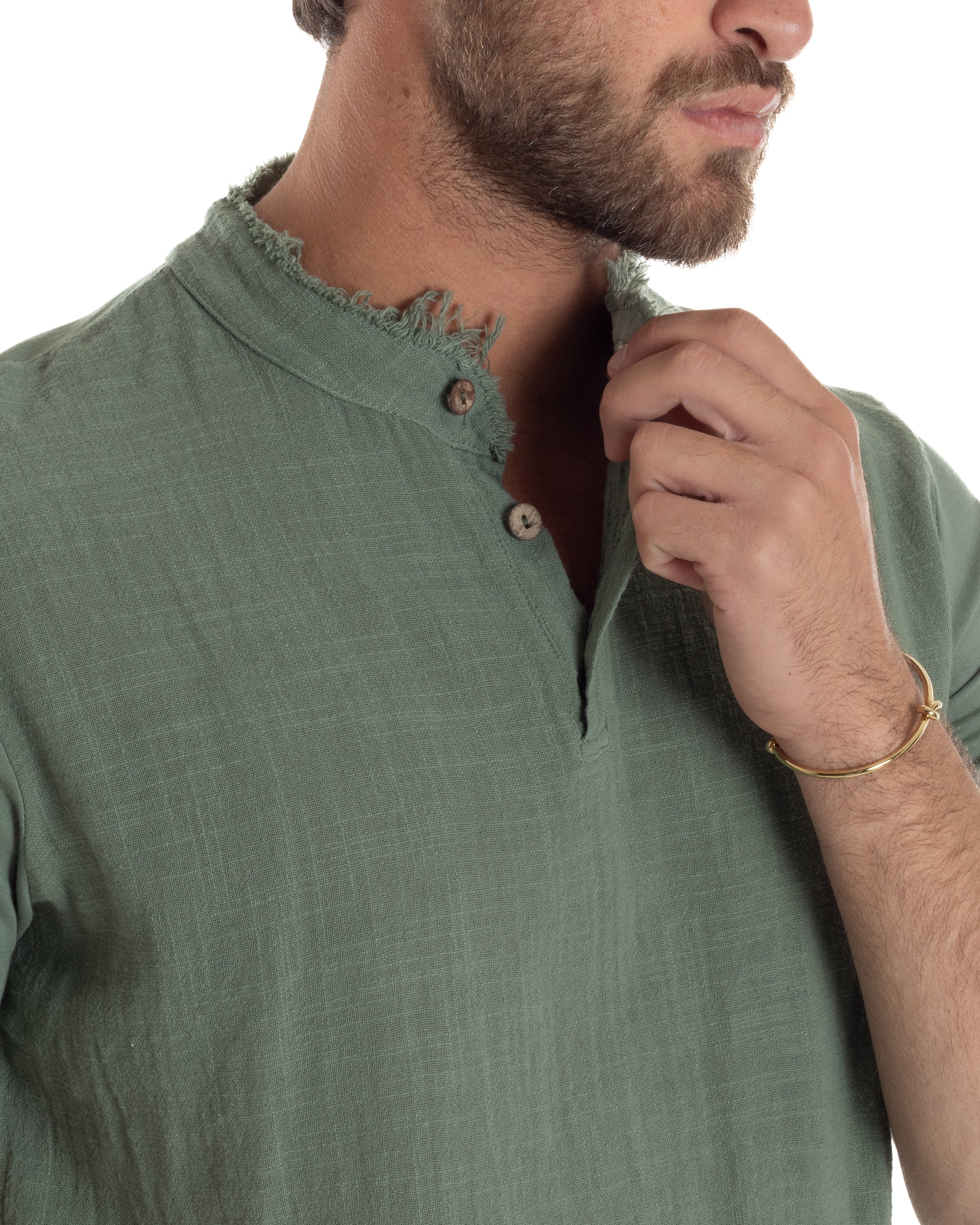 T-shirt Serafino Taglio Vivo Regular Fit TS3141A