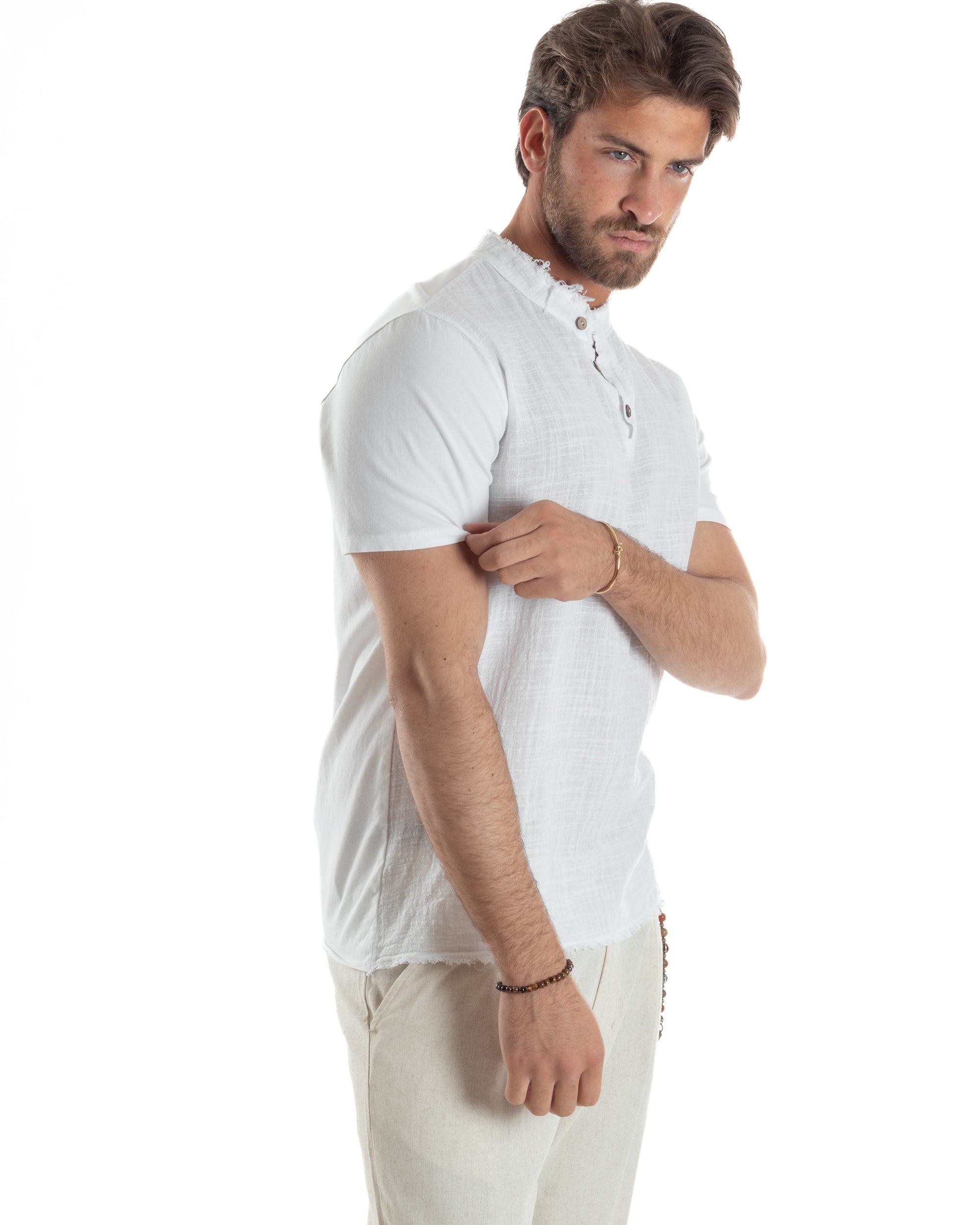 T-shirt Serafino Taglio Vivo Regular Fit TS3142A