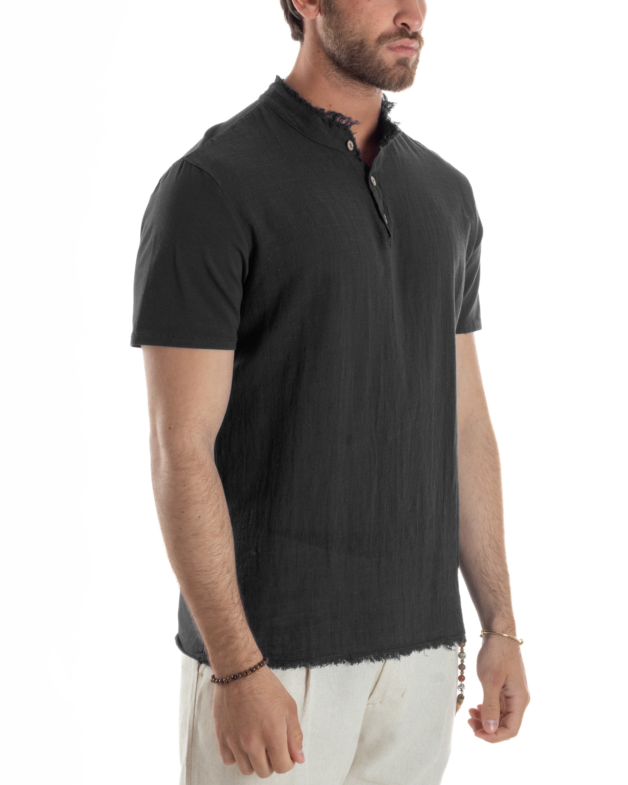 T-shirt Serafino Taglio Vivo Regular Fit TS3143A