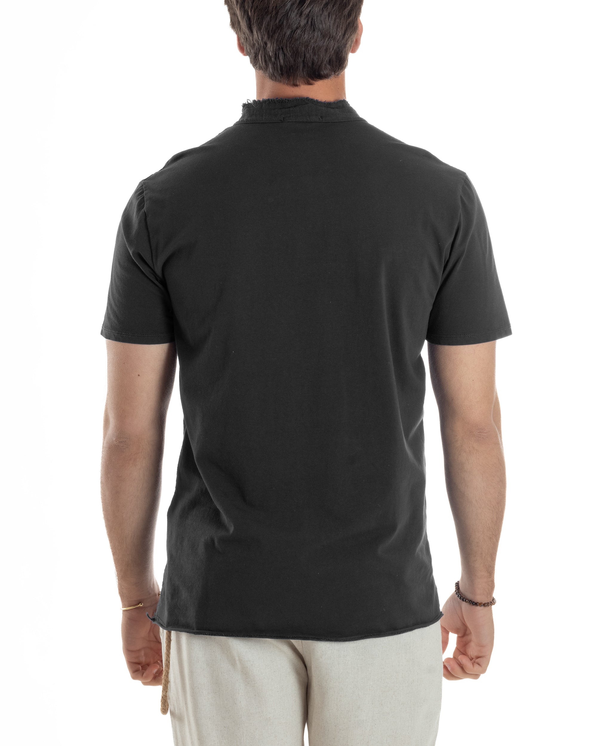T-shirt Serafino Taglio Vivo Regular Fit TS3143A