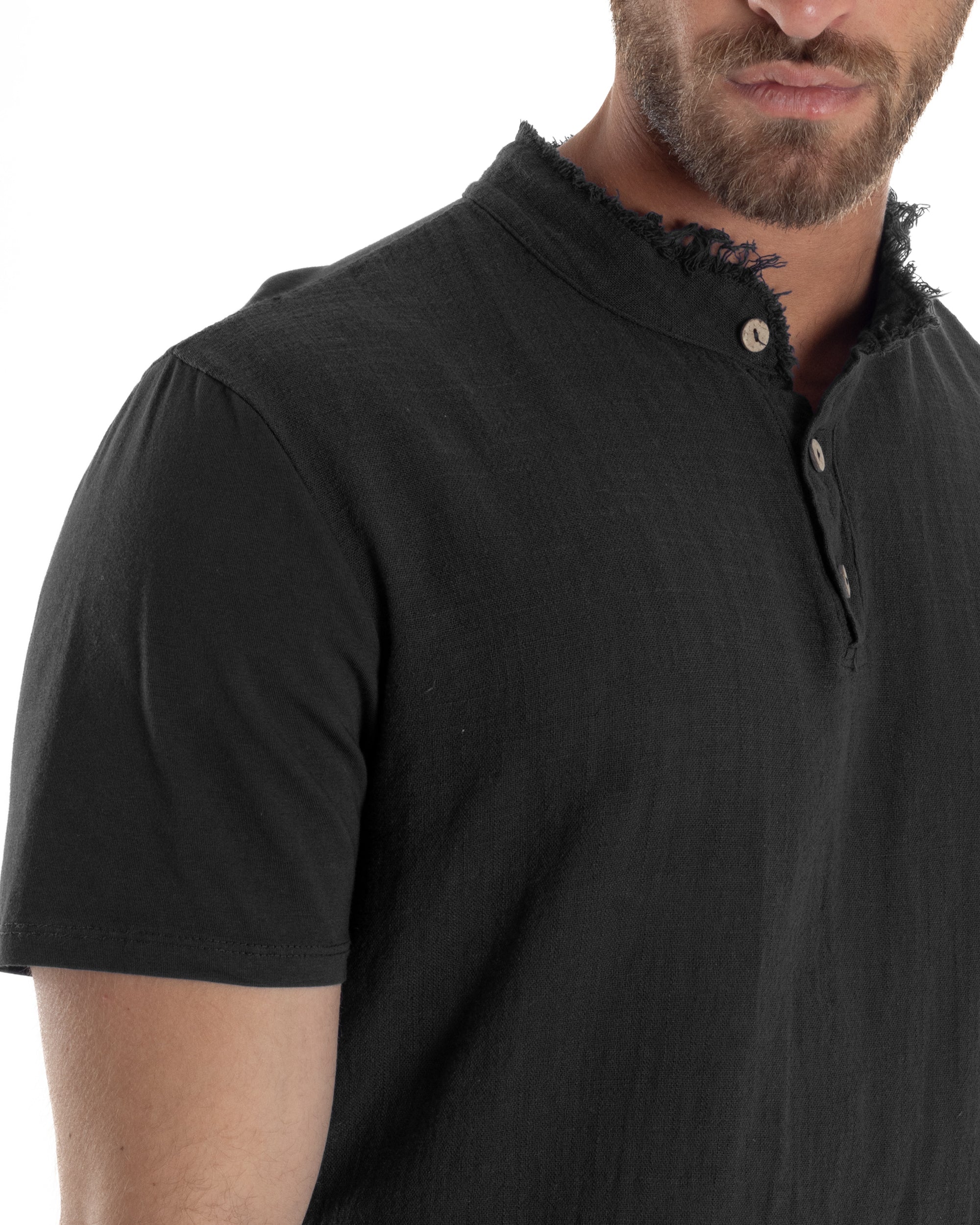 T-shirt Serafino Taglio Vivo Regular Fit TS3143A