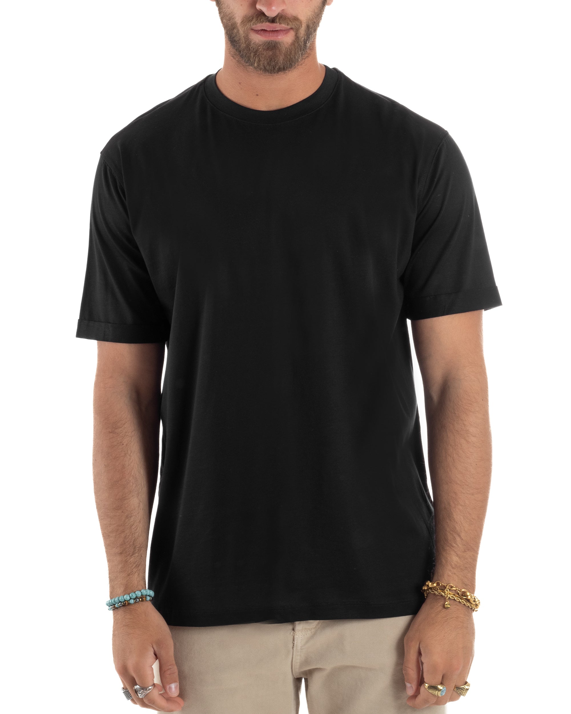 T-shirt Basic Filo Di Scozia Regular Fit TS3173A