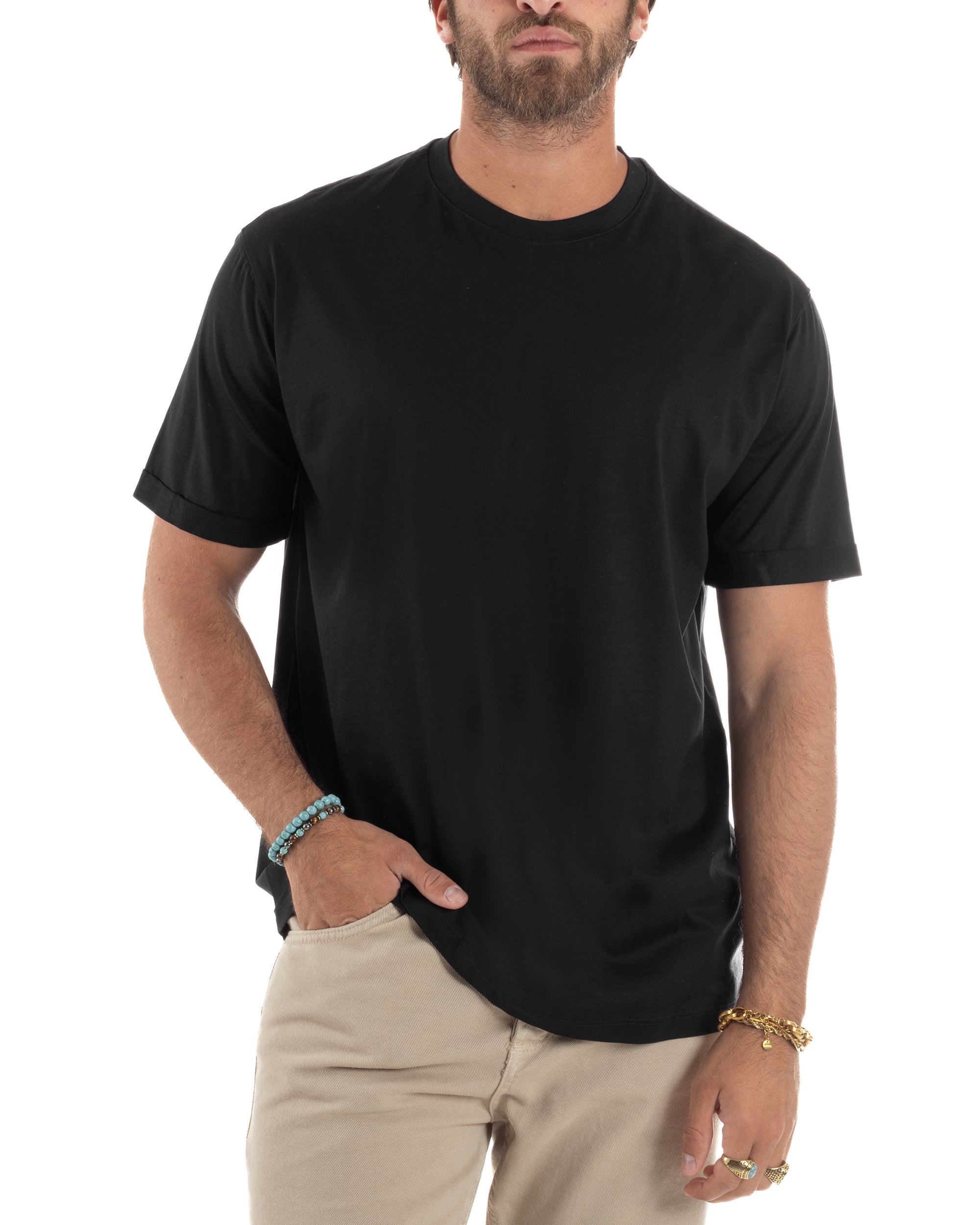 T-shirt Basic Filo Di Scozia Regular Fit TS3173A