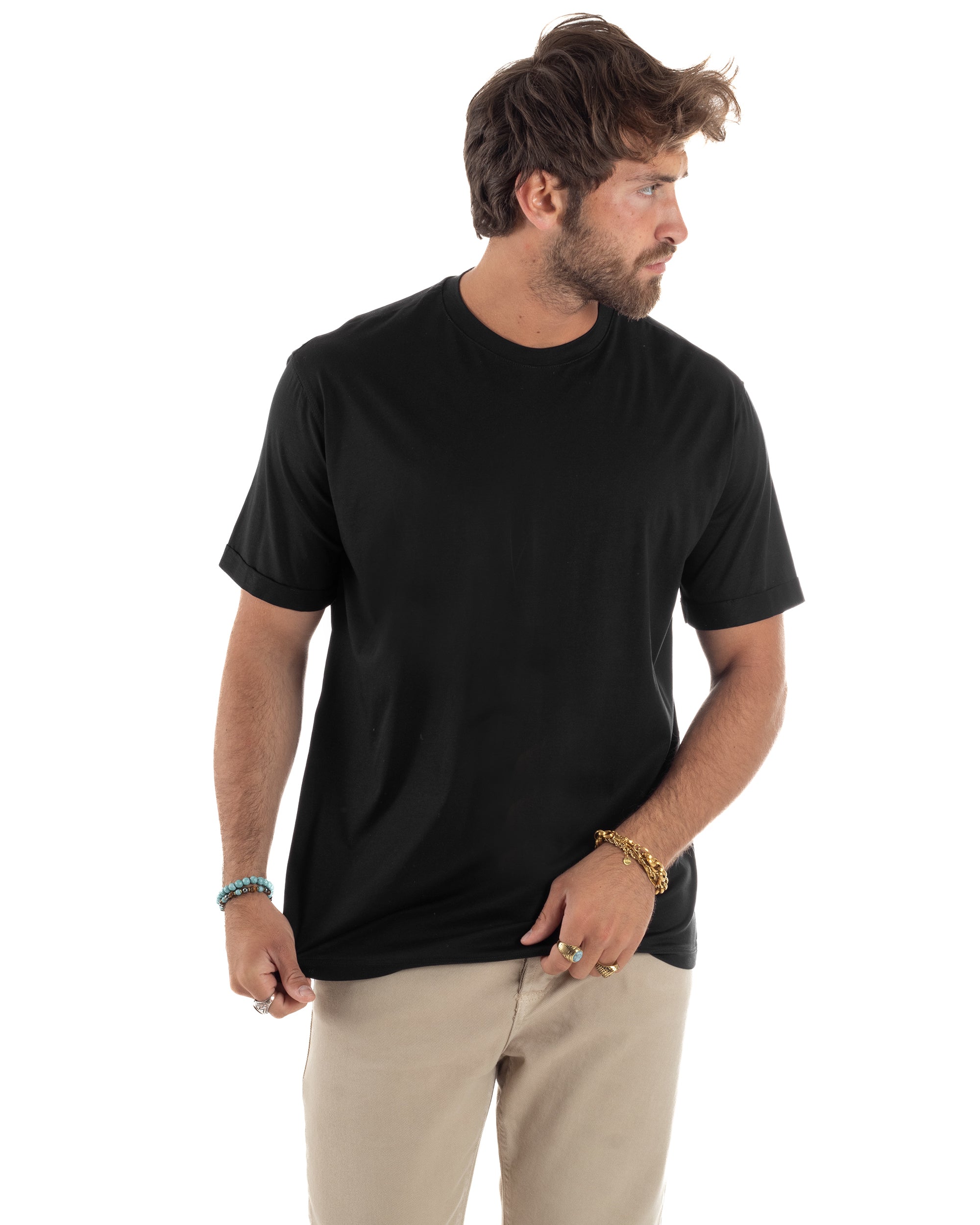 T-shirt Basic Filo Di Scozia Regular Fit TS3173A