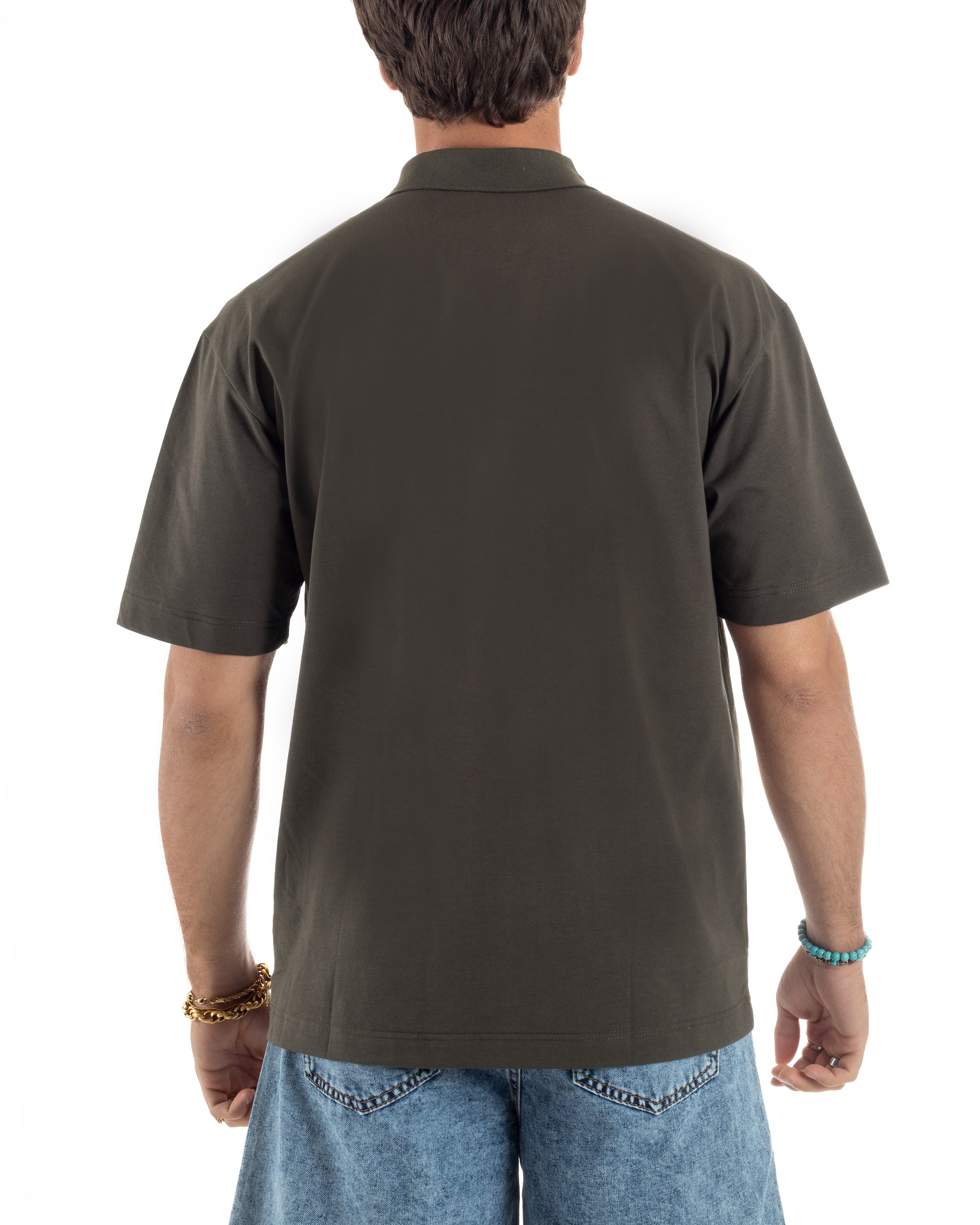 T-shirt Oversize Cotone Polo Sfumata TS3175A