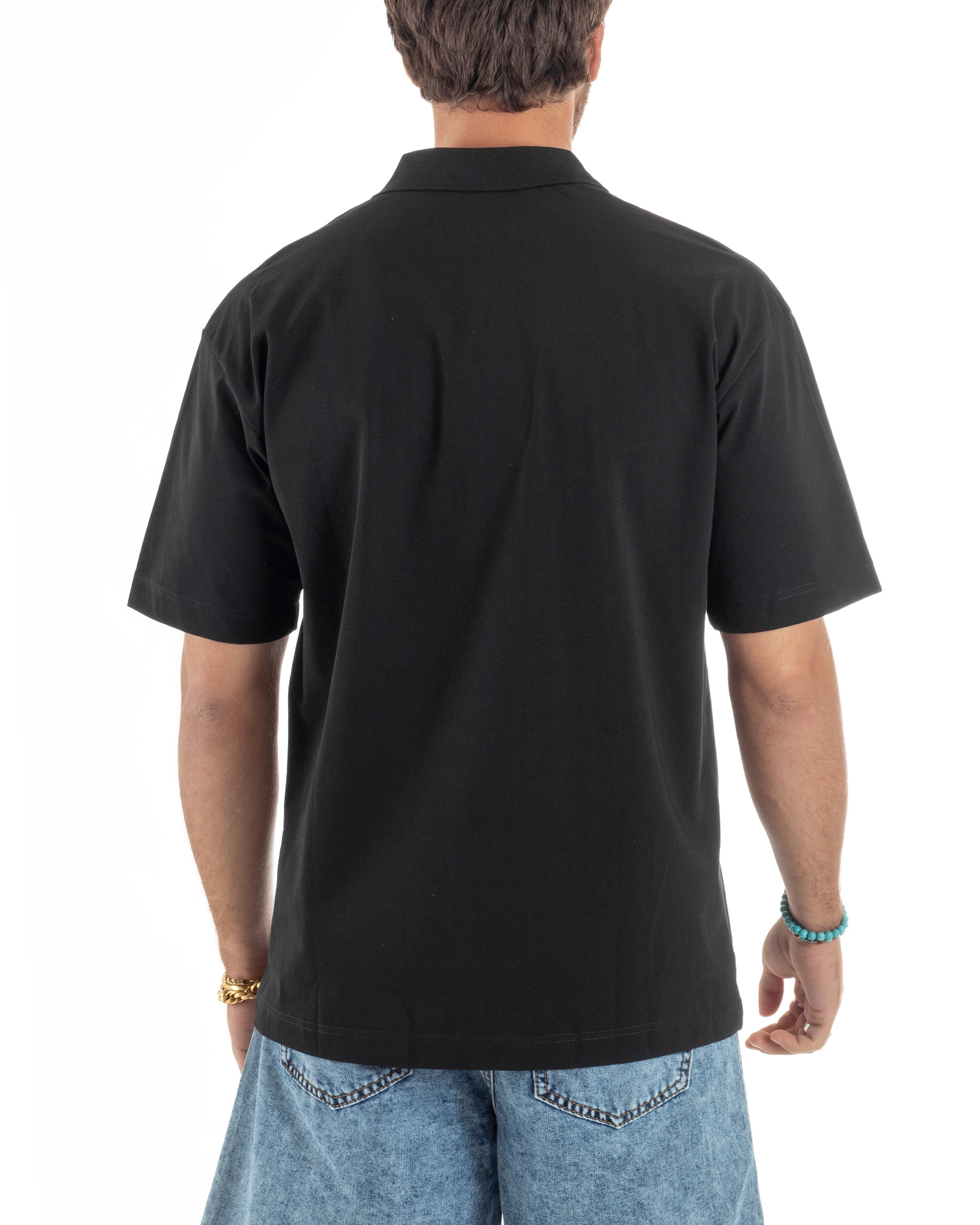 T-shirt Oversize Cotone Polo Sfumata TS3176A