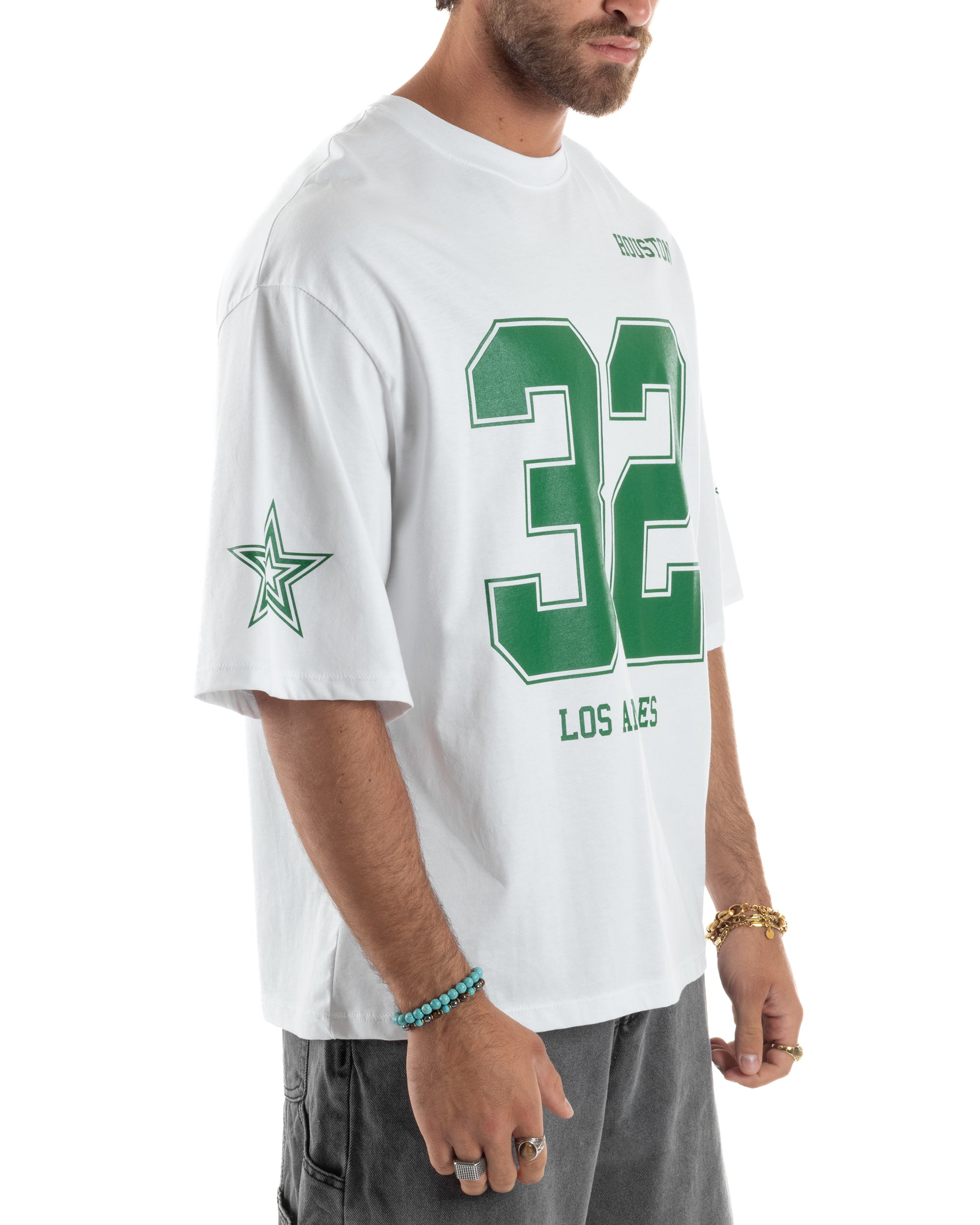 T-shirt Cropped Oversize Stampa TS3178A