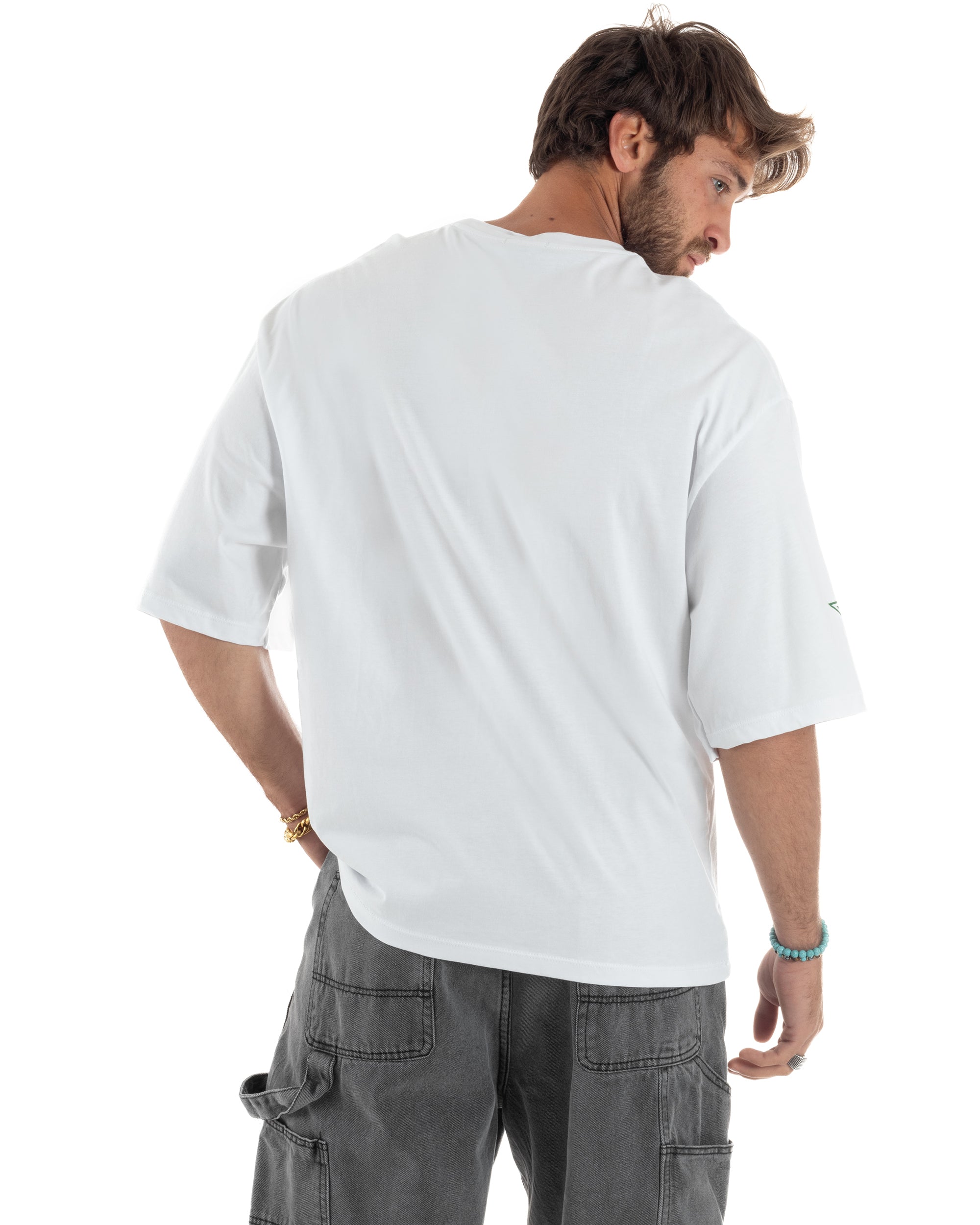 T-shirt Cropped Oversize Stampa TS3178A