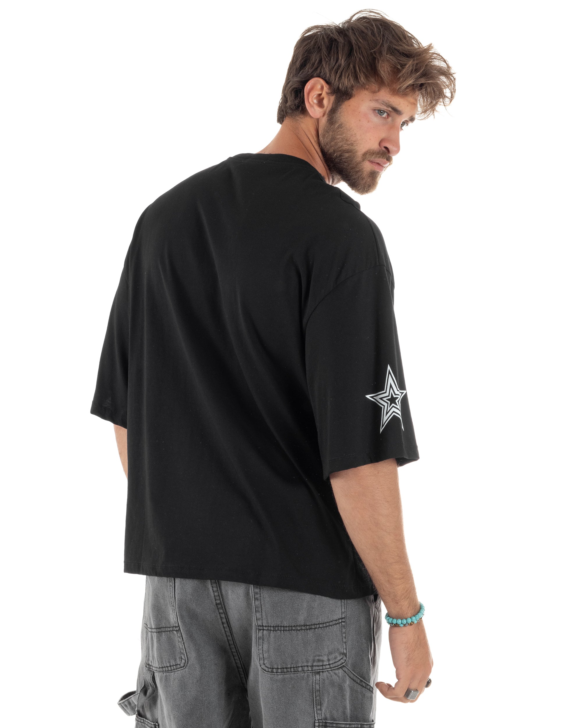 T-shirt Cropped Oversize Stampa TS3179A