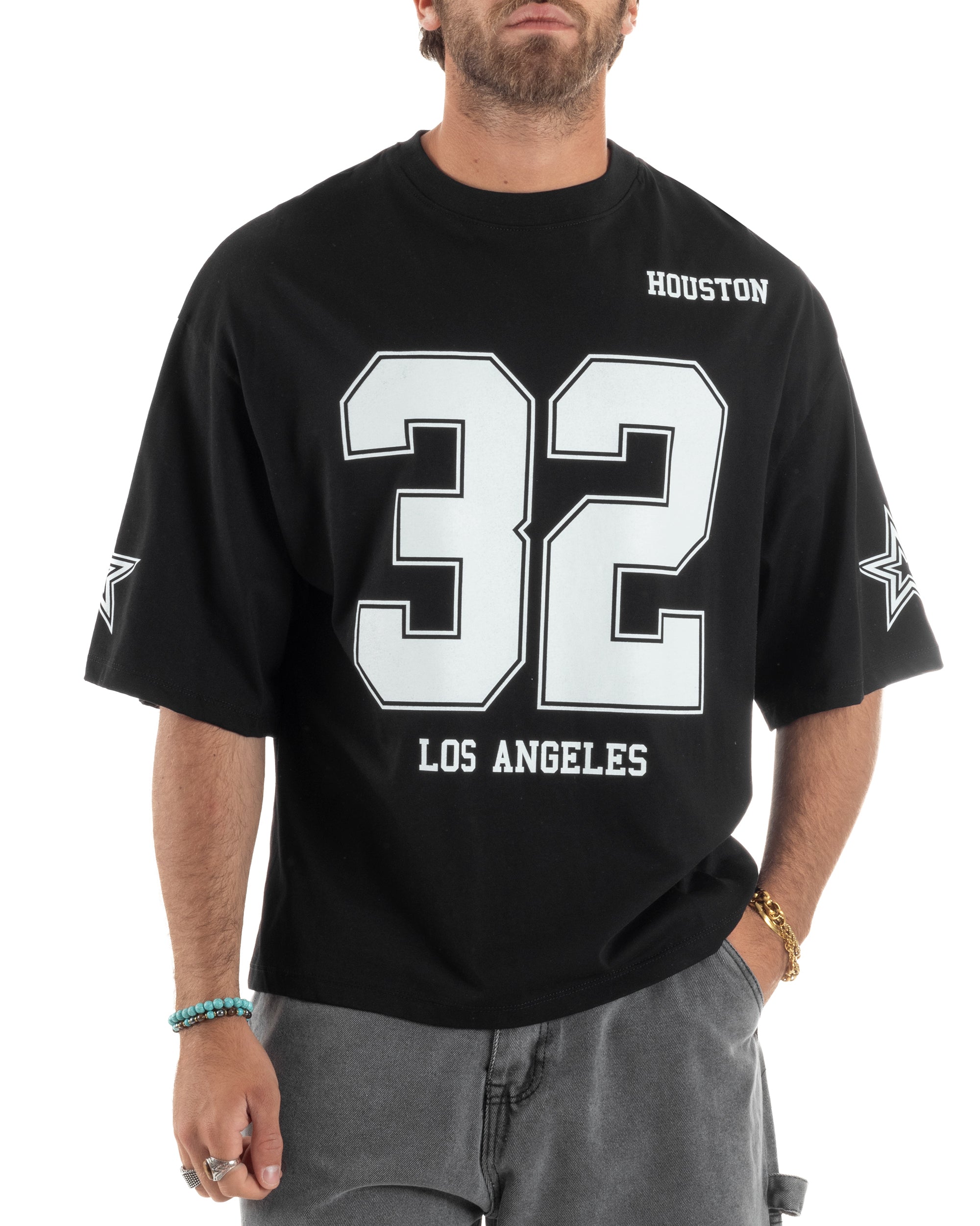 T-shirt Cropped Oversize Stampa TS3179A