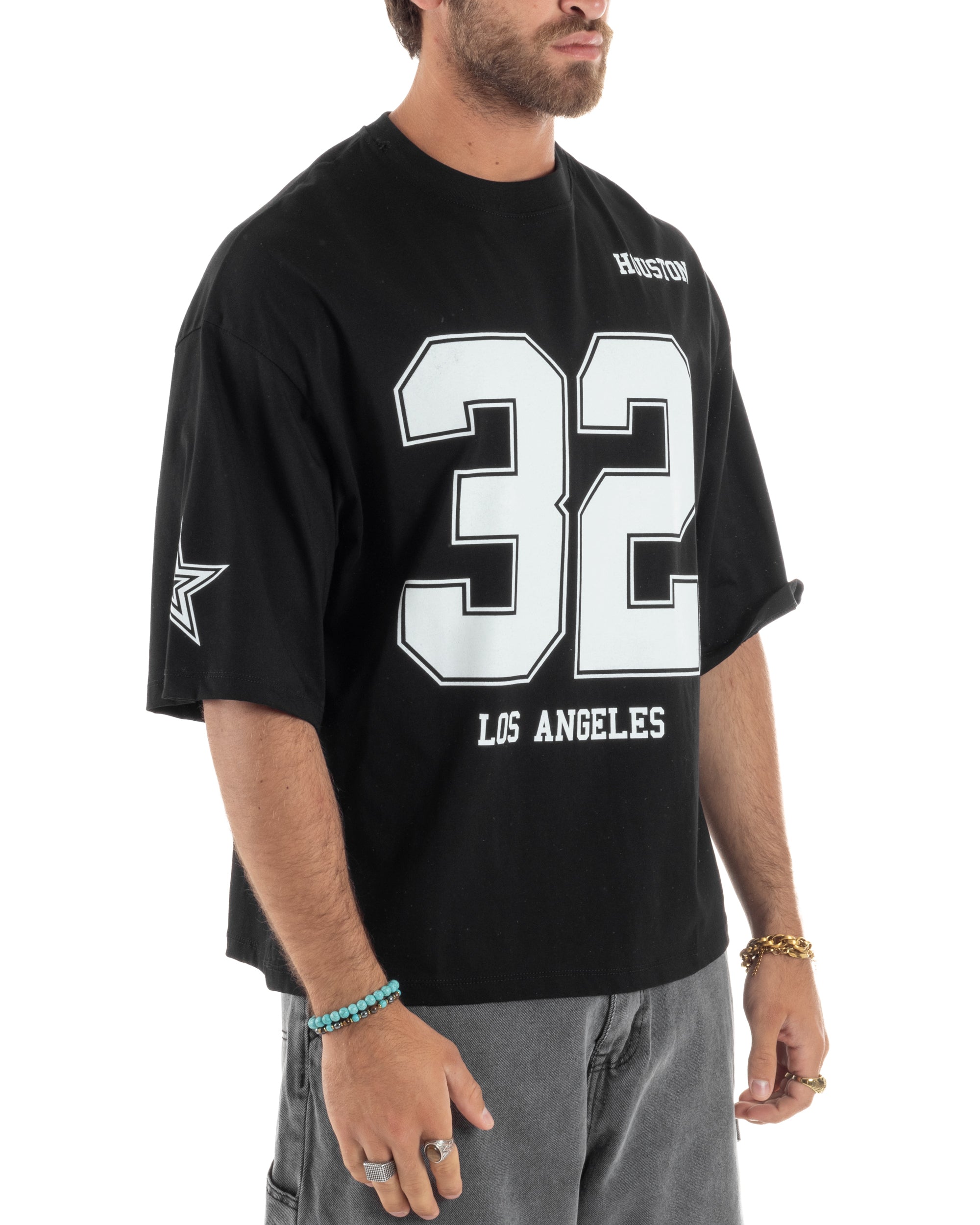 T-shirt Cropped Oversize Stampa TS3179A