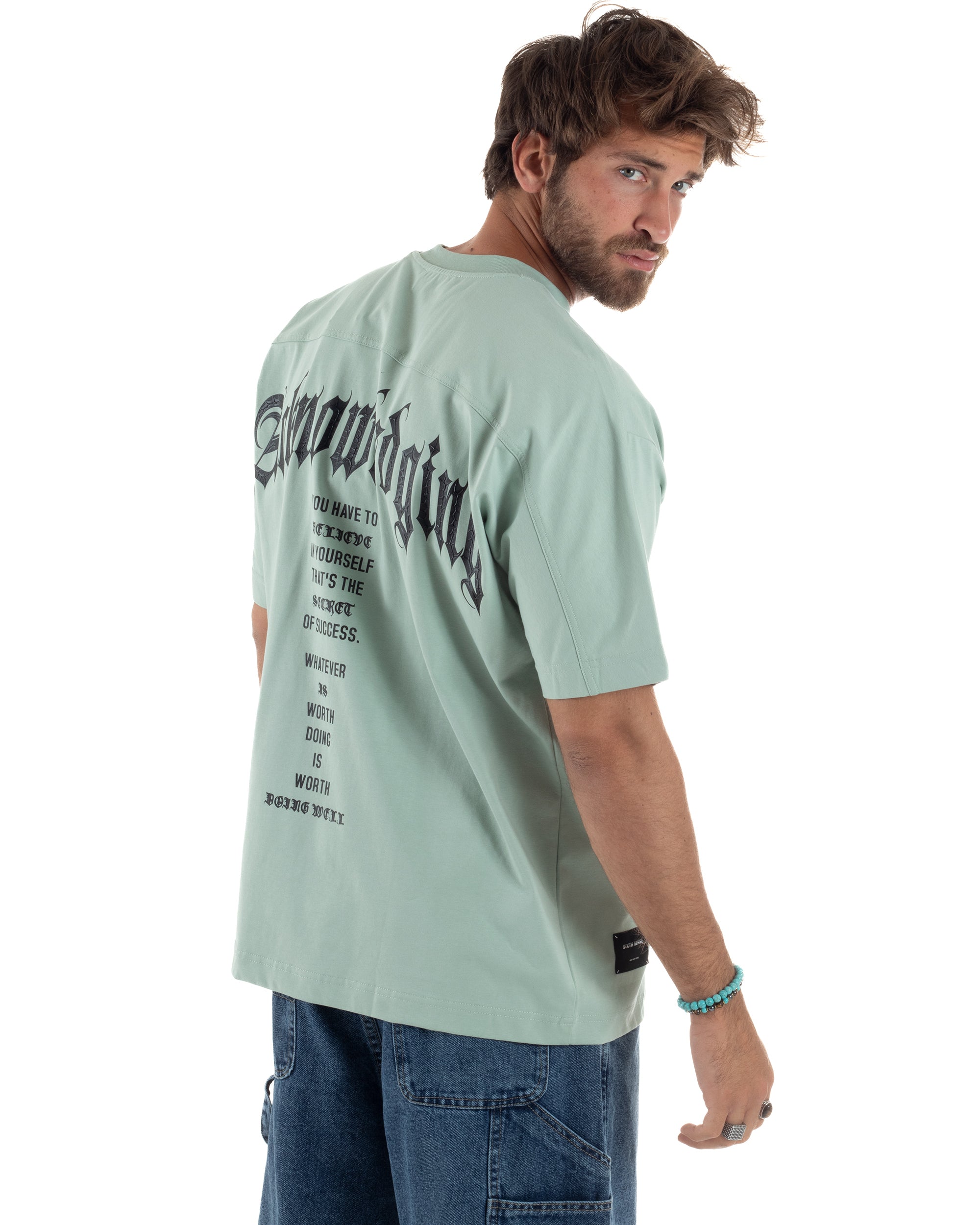 T-shirt Regular Fit Stampa Cotone TS3180A