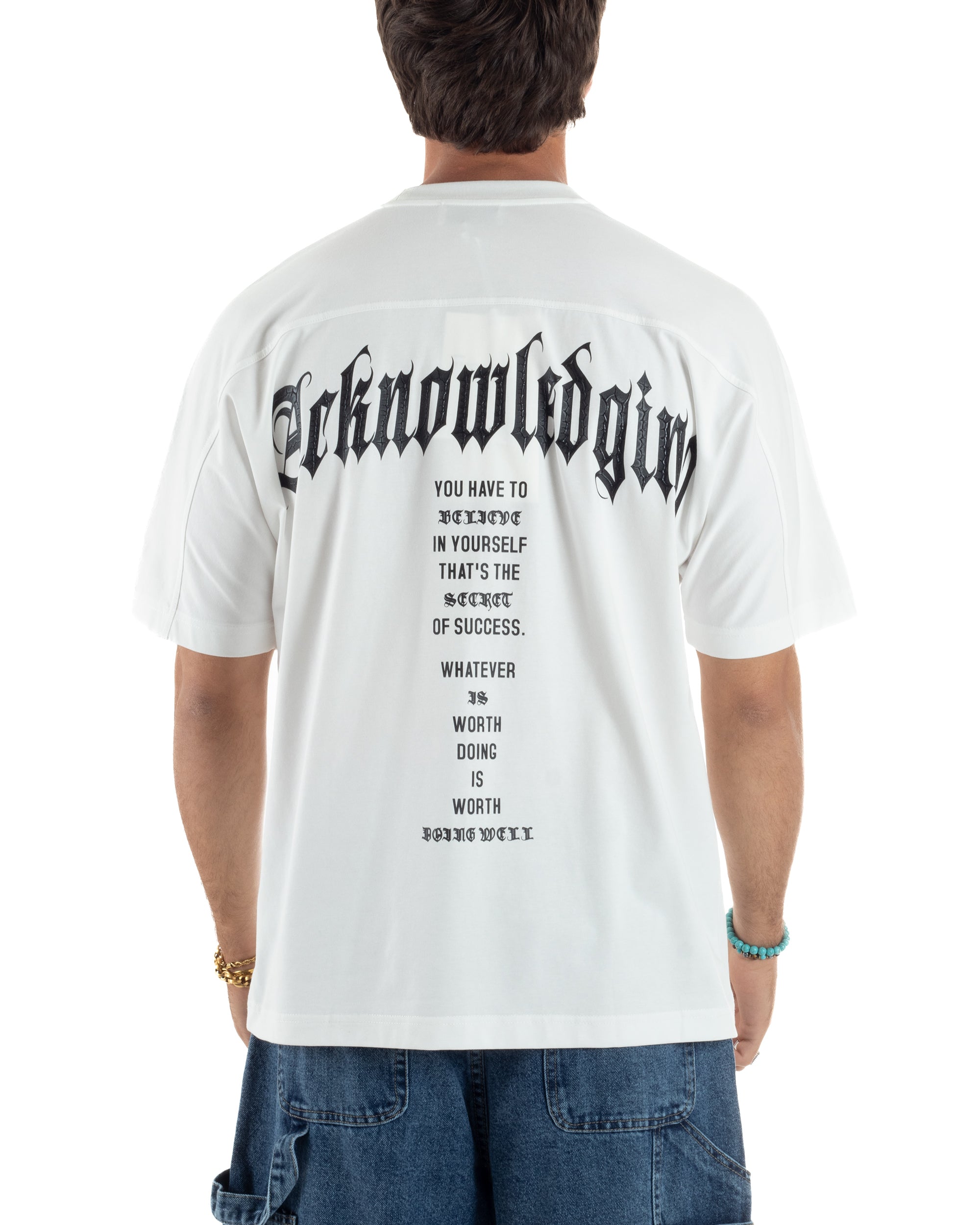 T-shirt Regular Fit Stampa Cotone TS3182A