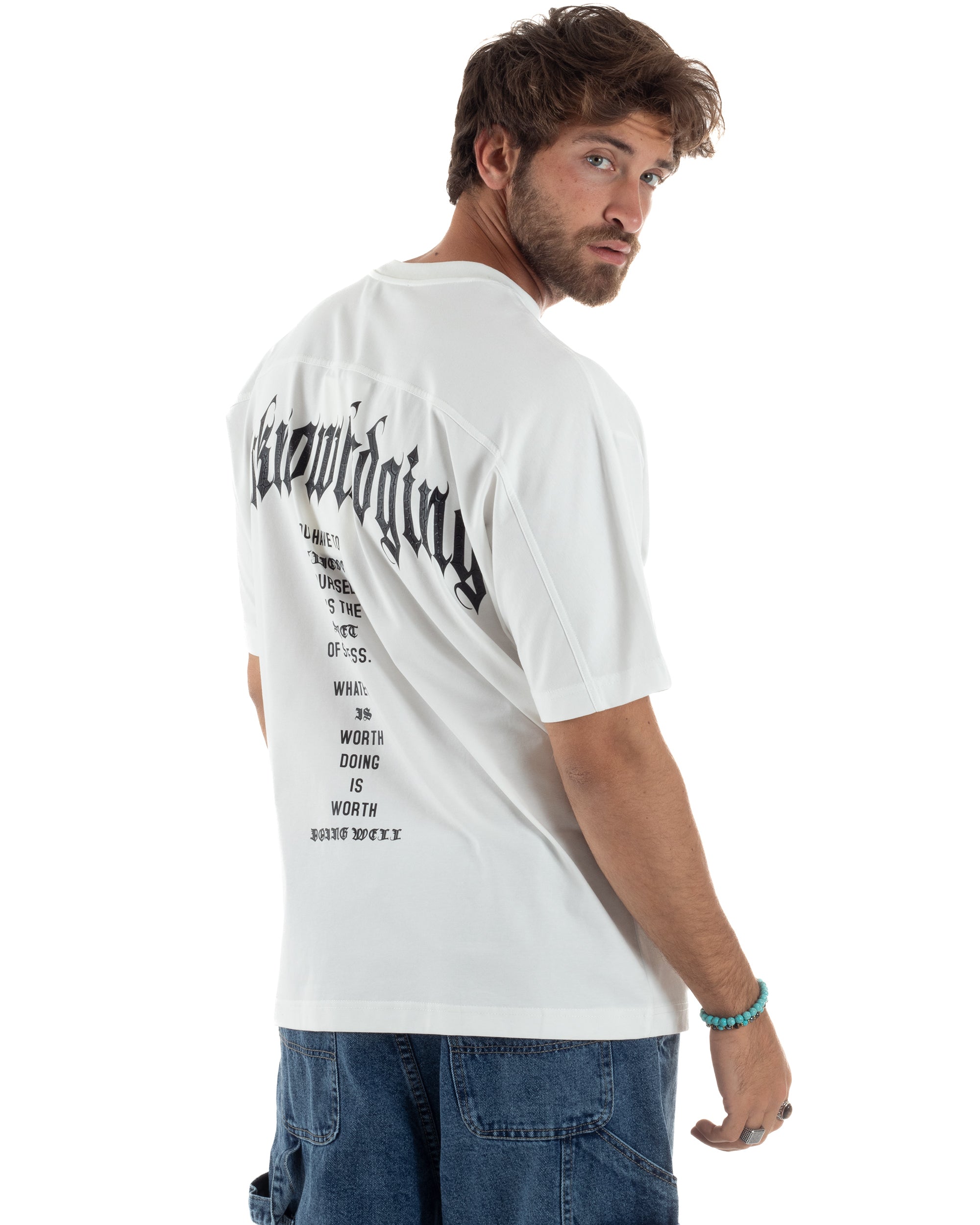 T-shirt Regular Fit Stampa Cotone TS3182A