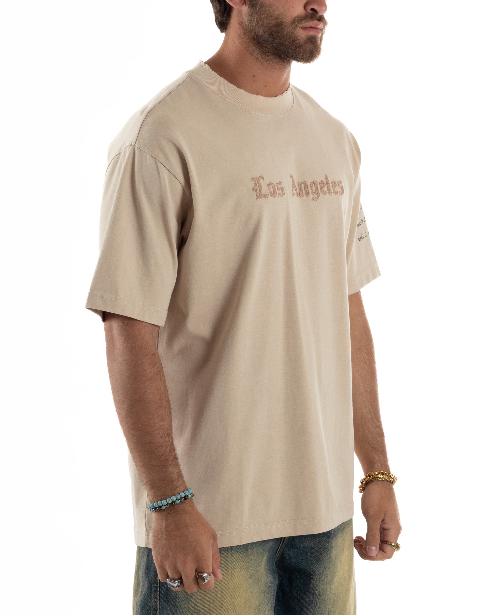 T-shirt Oversize Scritte Cotone TS3183A