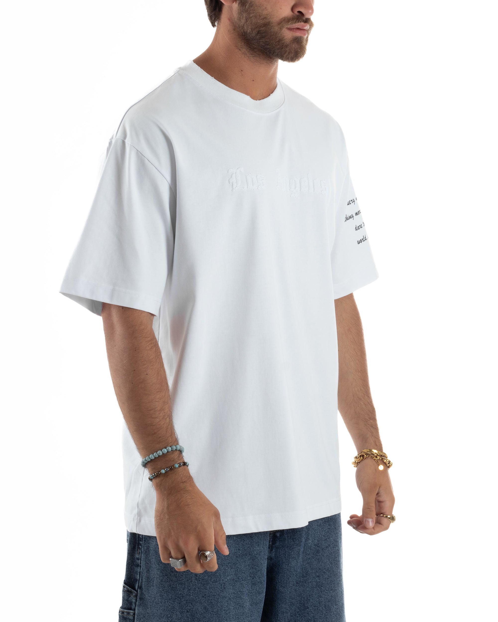 T-shirt Oversize Scritte Cotone TS3184A