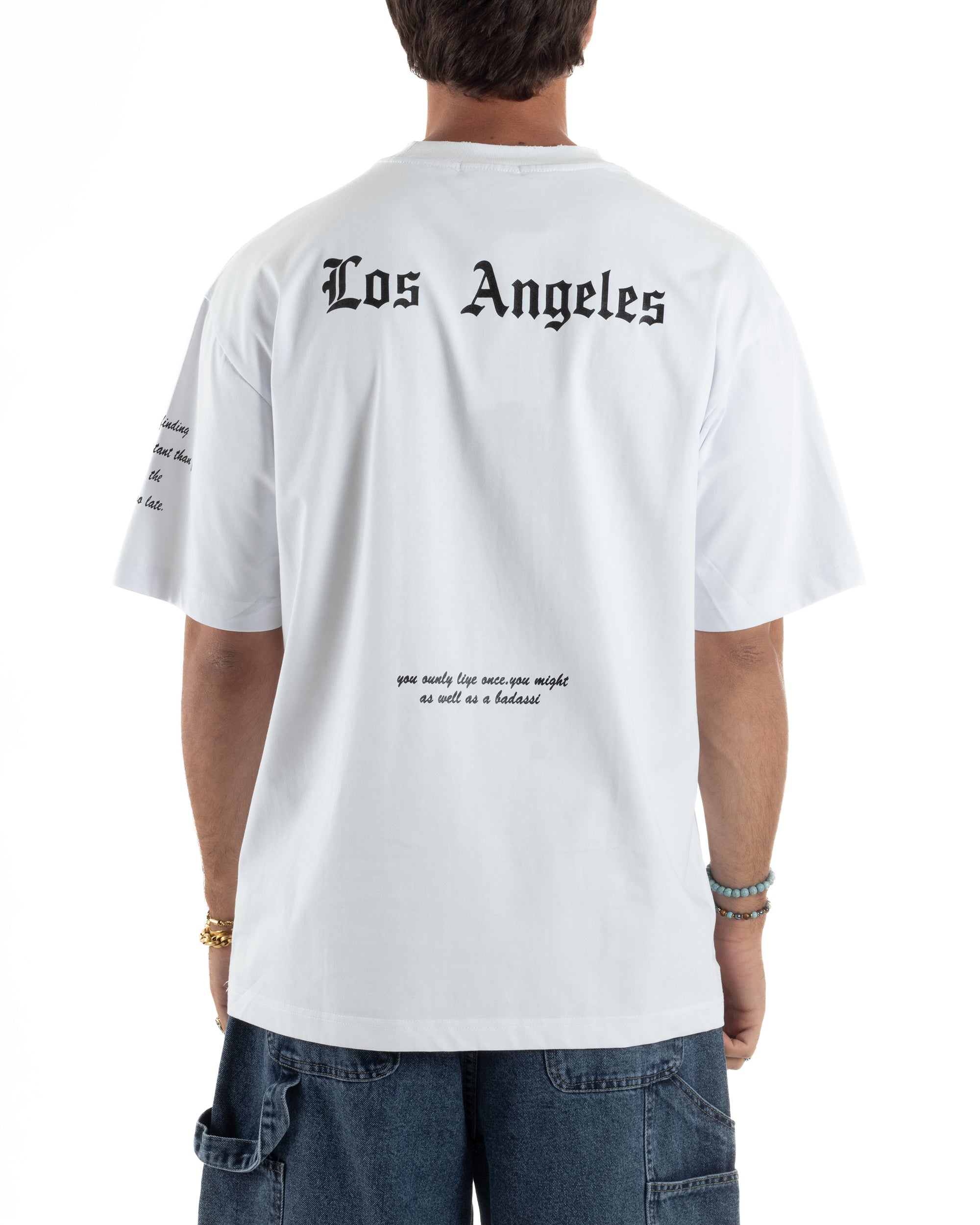 T-shirt Oversize Scritte Cotone TS3184A