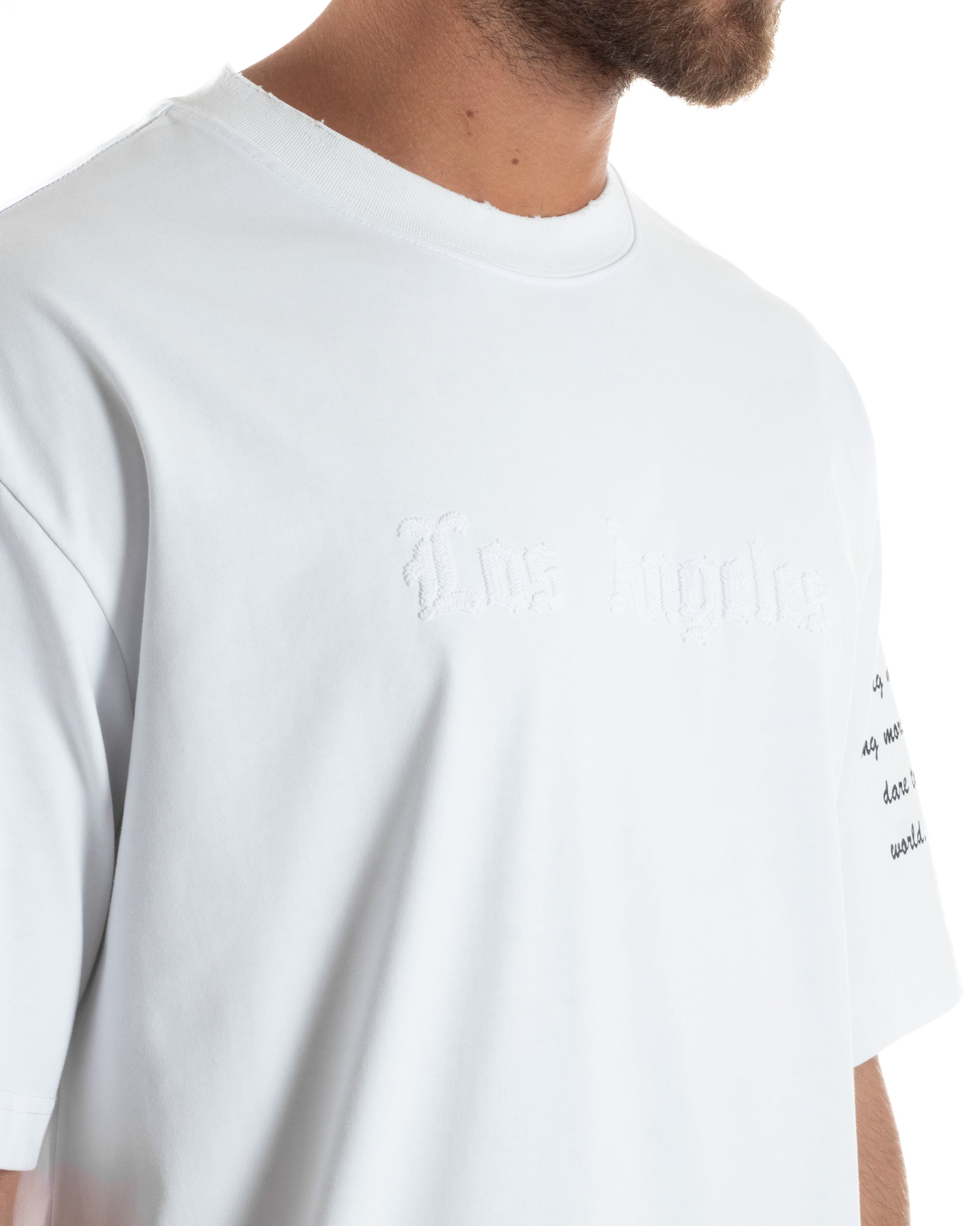 T-shirt Oversize Scritte Cotone TS3184A