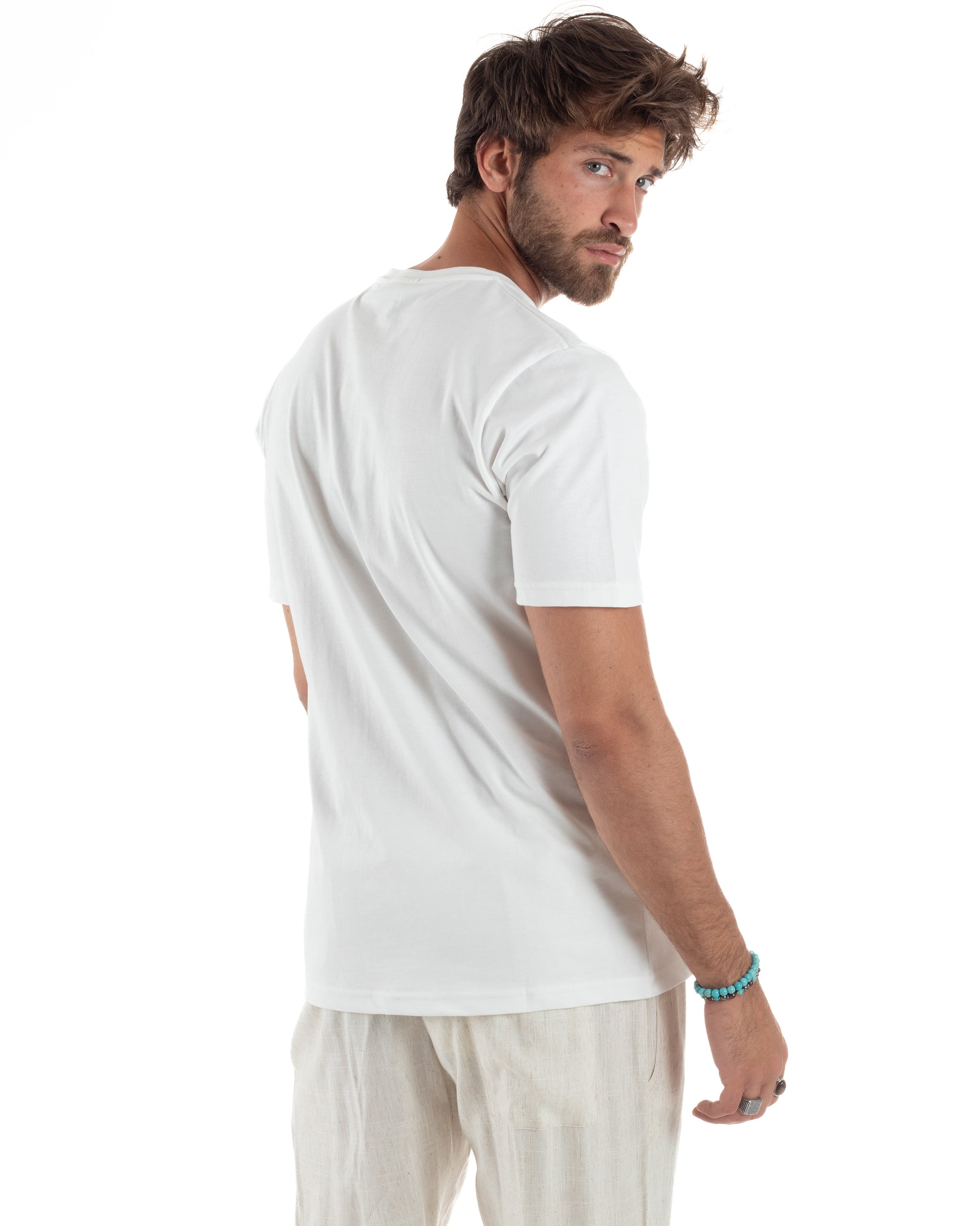 T-shirt Cotone Taschino Slim Fit TS3189A