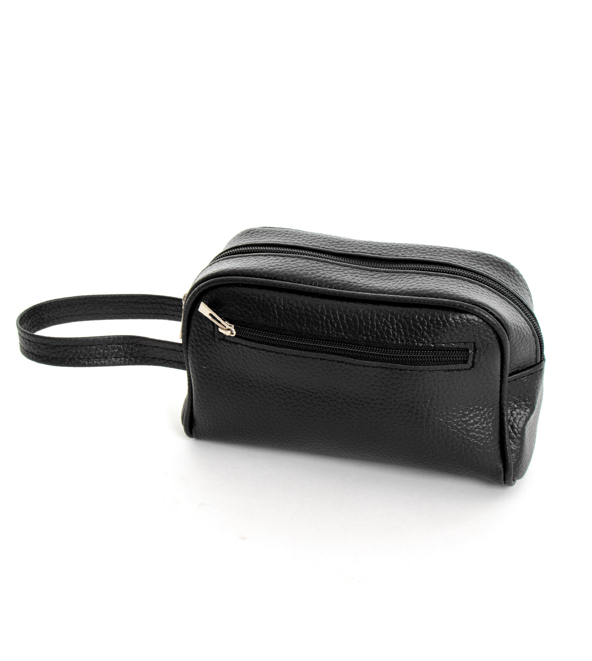 Borsa Borsello Borsetta Pochette a Mano Uomo Unisex Ecopelle Casual Nero Zip GIOSAL-ZU1035A