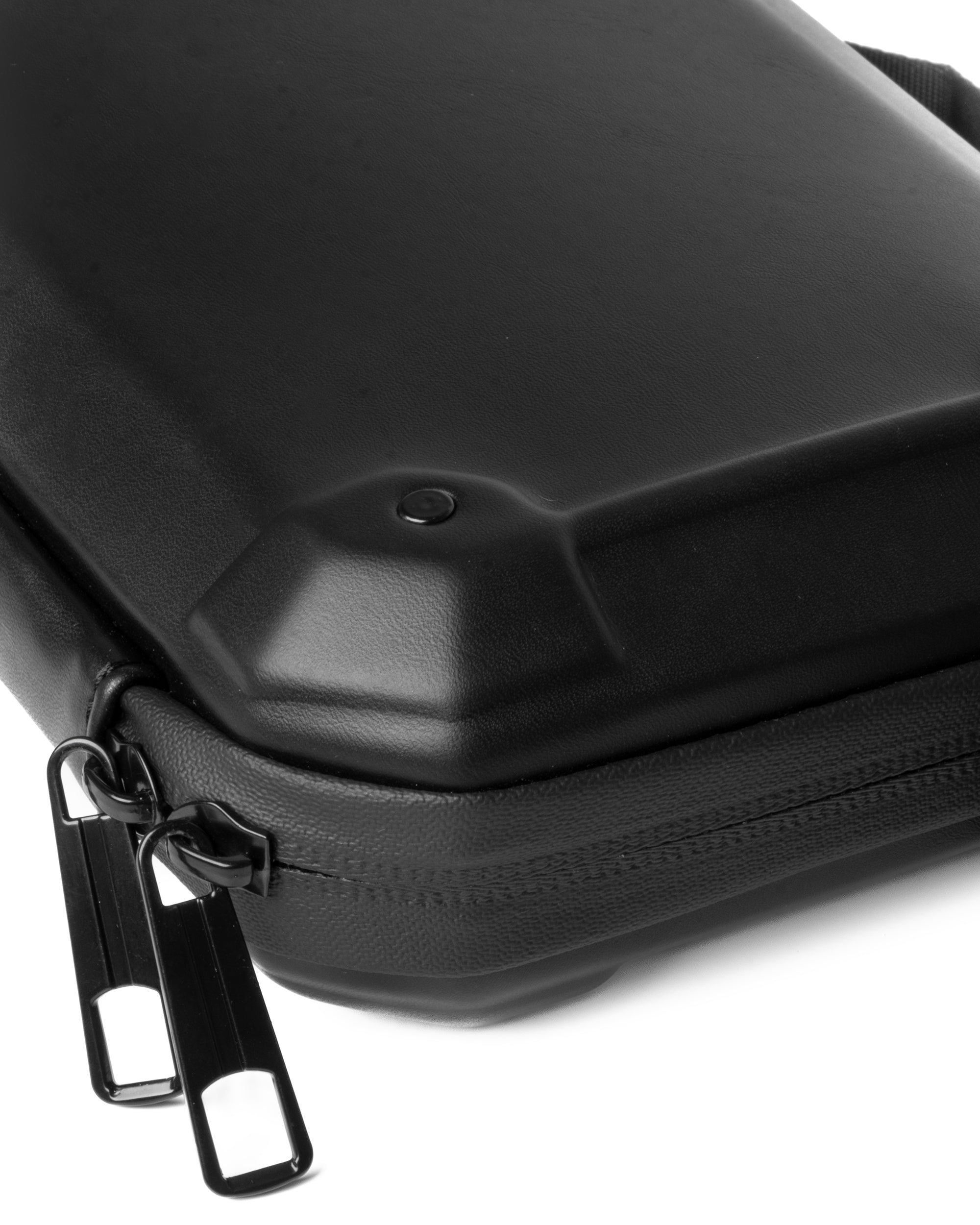 Borsa Unisex a Tracolla Borsello Rigido In Ecopelle Borsetta Con Tasche Interne Pochette Uomo Con Zip Casual Basic Tinta Unita Nero GIOSAL-ZU1119A