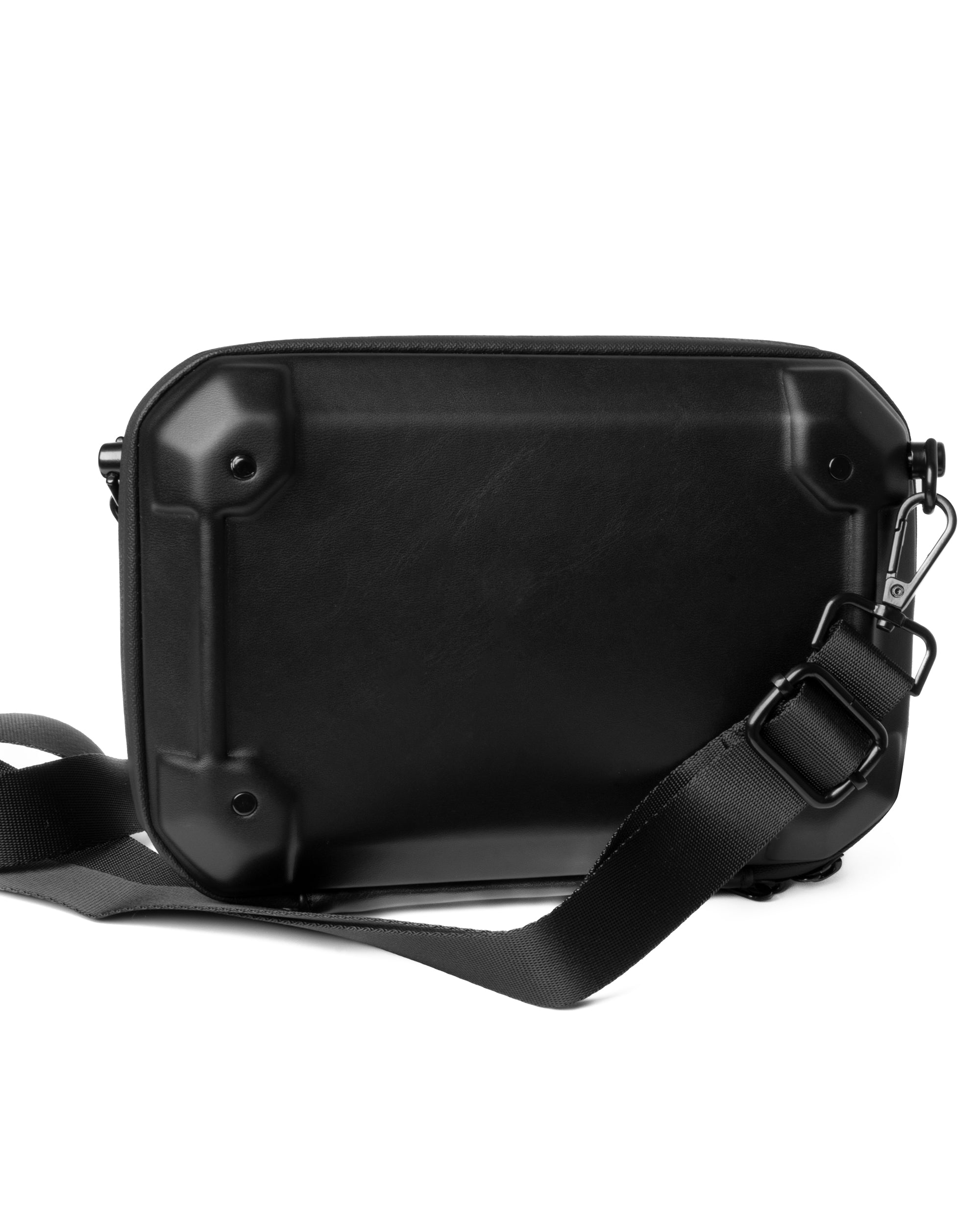 Borsa Unisex a Tracolla Borsello Rigido In Ecopelle Borsetta Con Tasche Interne Pochette Uomo Con Zip Casual Basic Tinta Unita Nero GIOSAL-ZU1119A