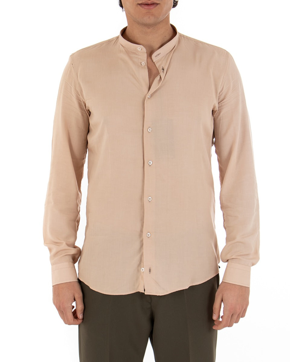 Camicia 2025 beige uomo