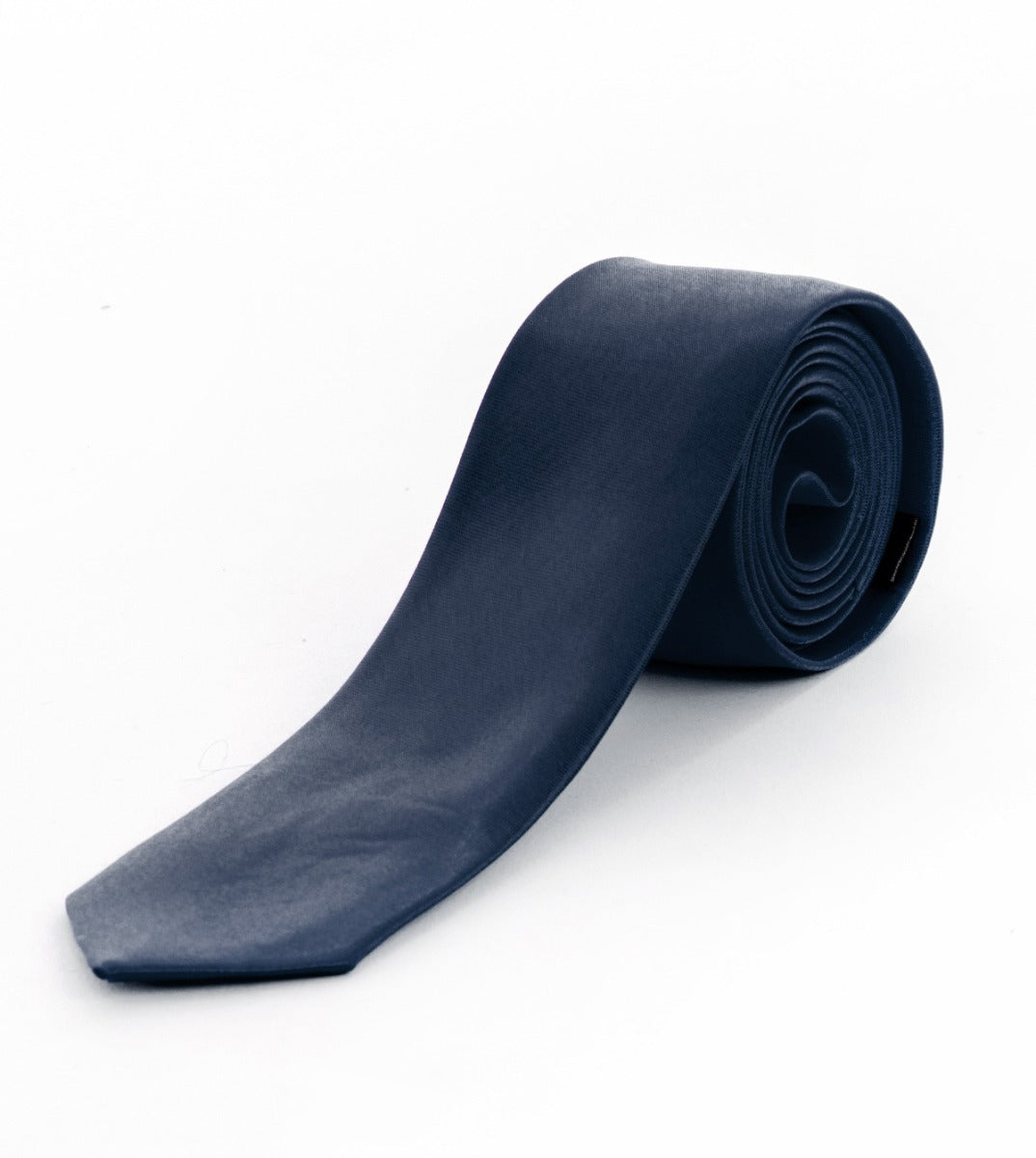 Cravattino Uomo Unisex Cravatta Sottile Elegante Cerimonia Casual Basic Raso Blu GIOSAL-CP1041A