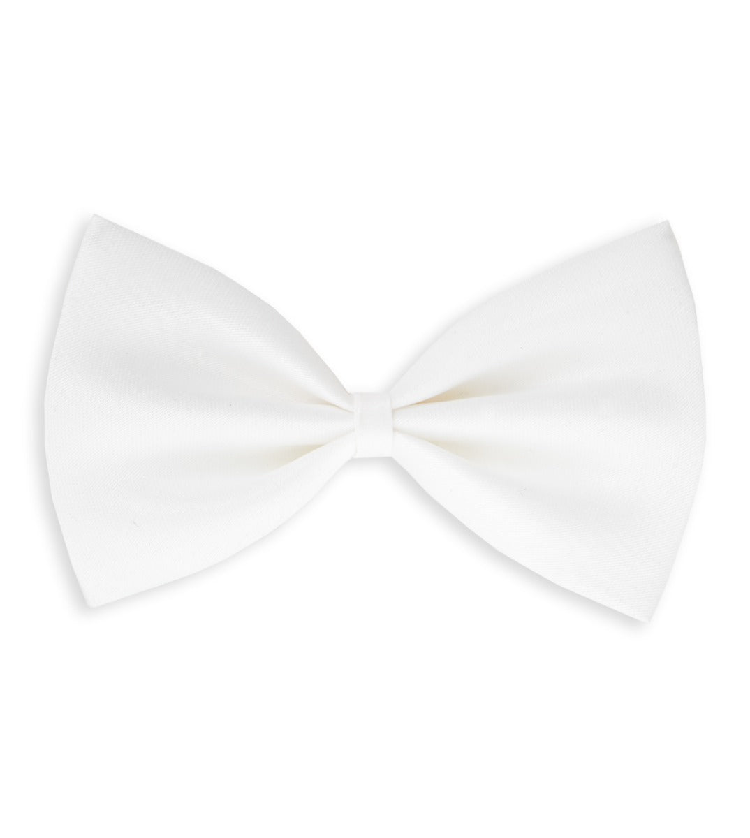 Papillon Farfalla Raso Uomo Unisex Cravattino Bianco Accessorio Elegante Cerimonia Casual Basic GIOSAL-CP1072A